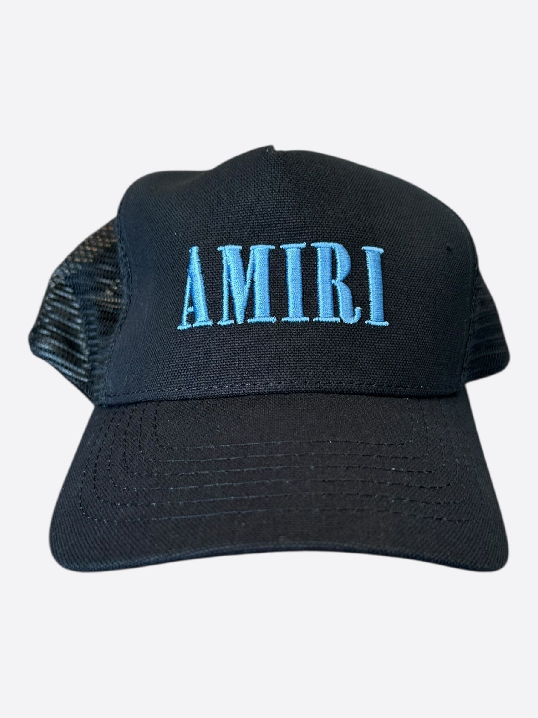 AMIRI Navy Blue Trucker Cap with White Logo Amiri Amiri MA Logo Black/White Trucker Hat - BNWT OSFA  main image 4