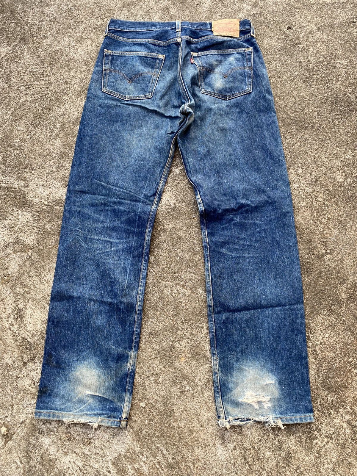 Levi's Vintage Levis 501xx Distressed Size US 32 / EU 48 - 2 Thumbnail