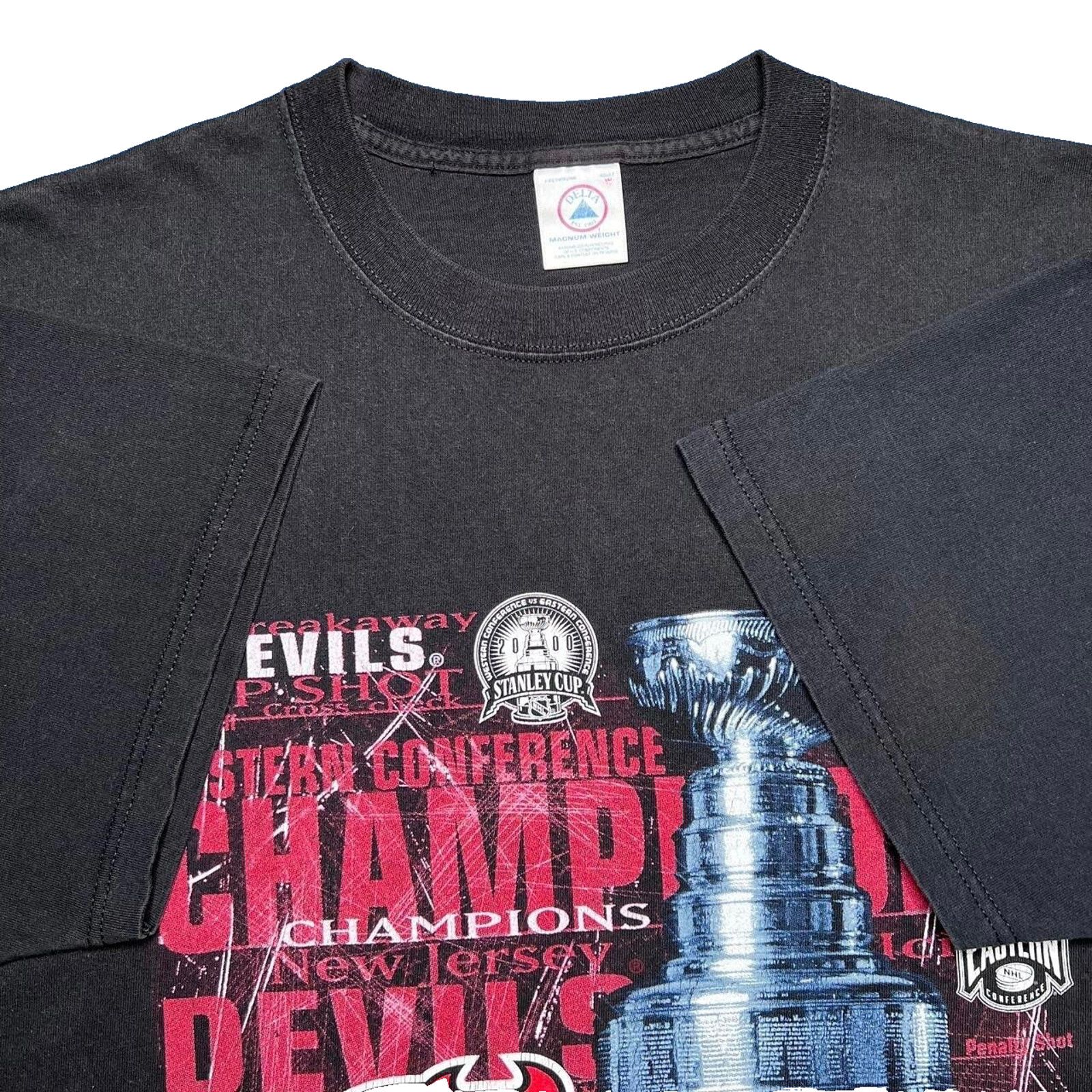 Delta New Jersey Devils 1995 Stanley Cup Champions Shirt USA L NHL Size US L / EU 52-54 / 3 - 4 Thumbnail
