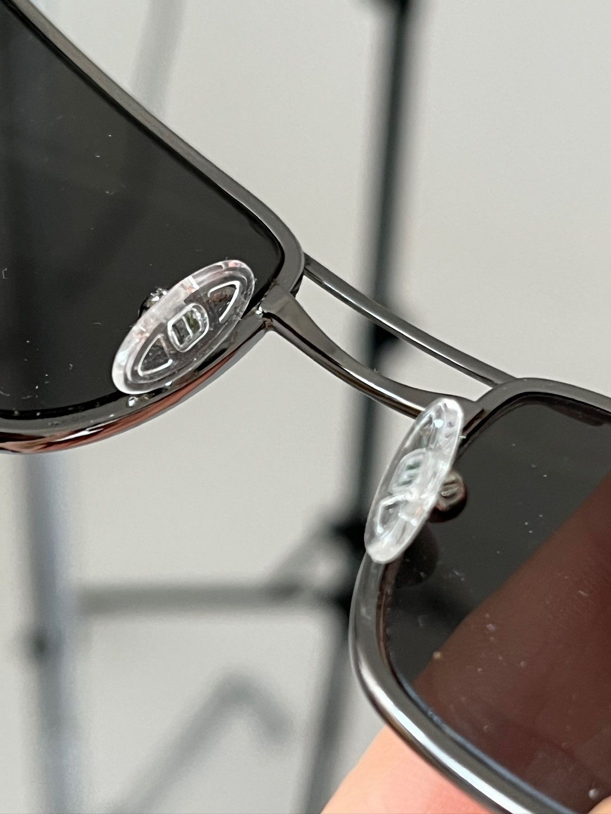 Prada PRADA 2004 Sunglasses Rimless Sport Metal Frame Shield R Size ONE SIZE - 13 Thumbnail