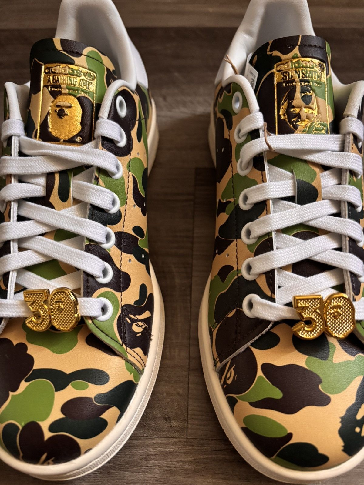 Adidas × Bape bape x adidas stan smith Size US 5.5 / EU 38 - 8 Thumbnail