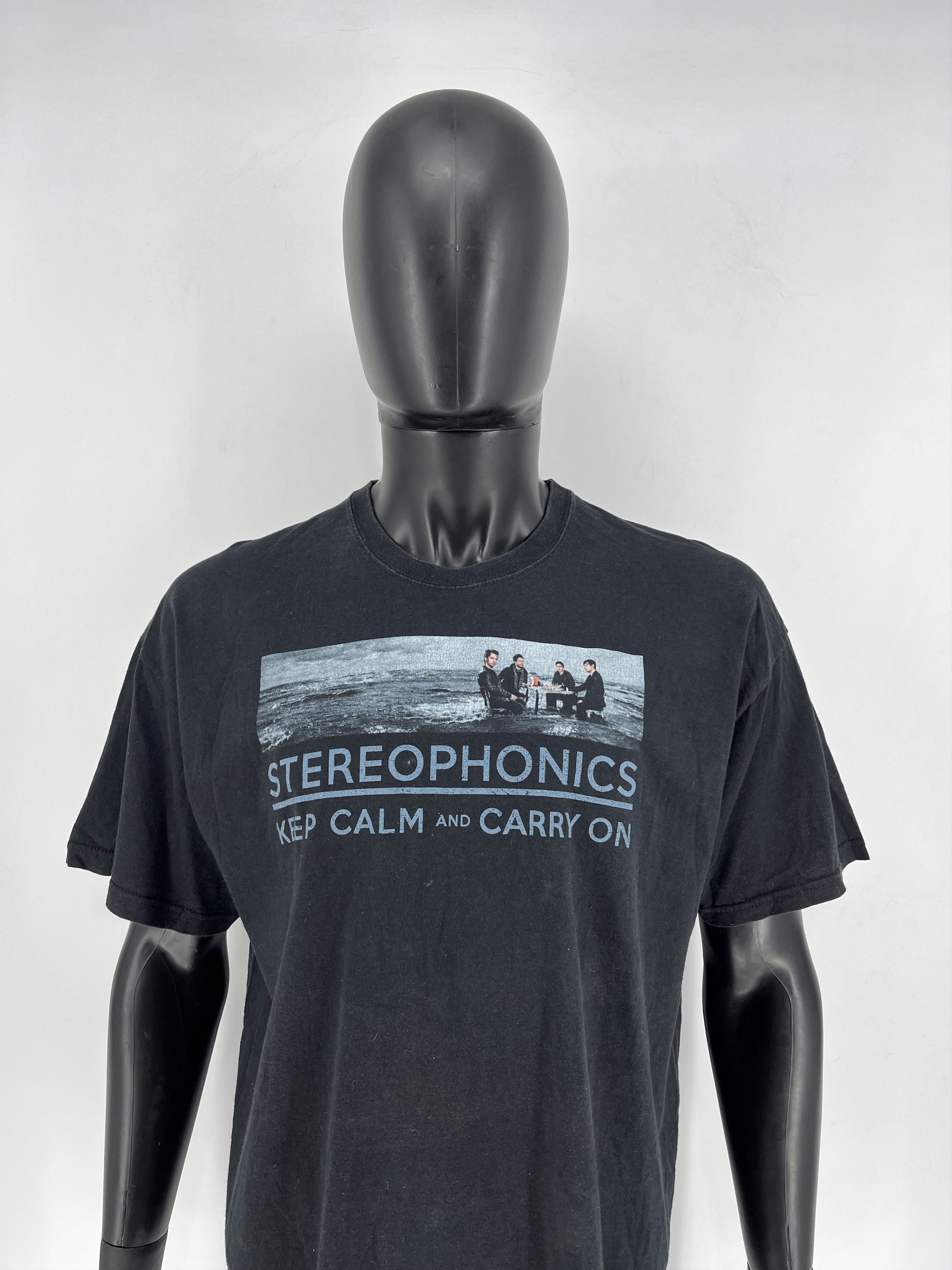 Band Tees × Vintage Stereophonics Keep Calm And Carry On 2010 European Tour Tee Size US XL / EU 56 / 4 - 1 Thumbnail