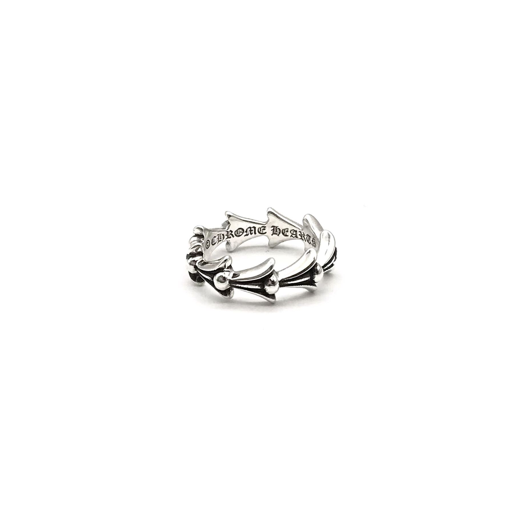 Chrome Hearts Chrome Hearts Silver Fish Bone Ring Size ONE SIZE - 2 Thumbnail