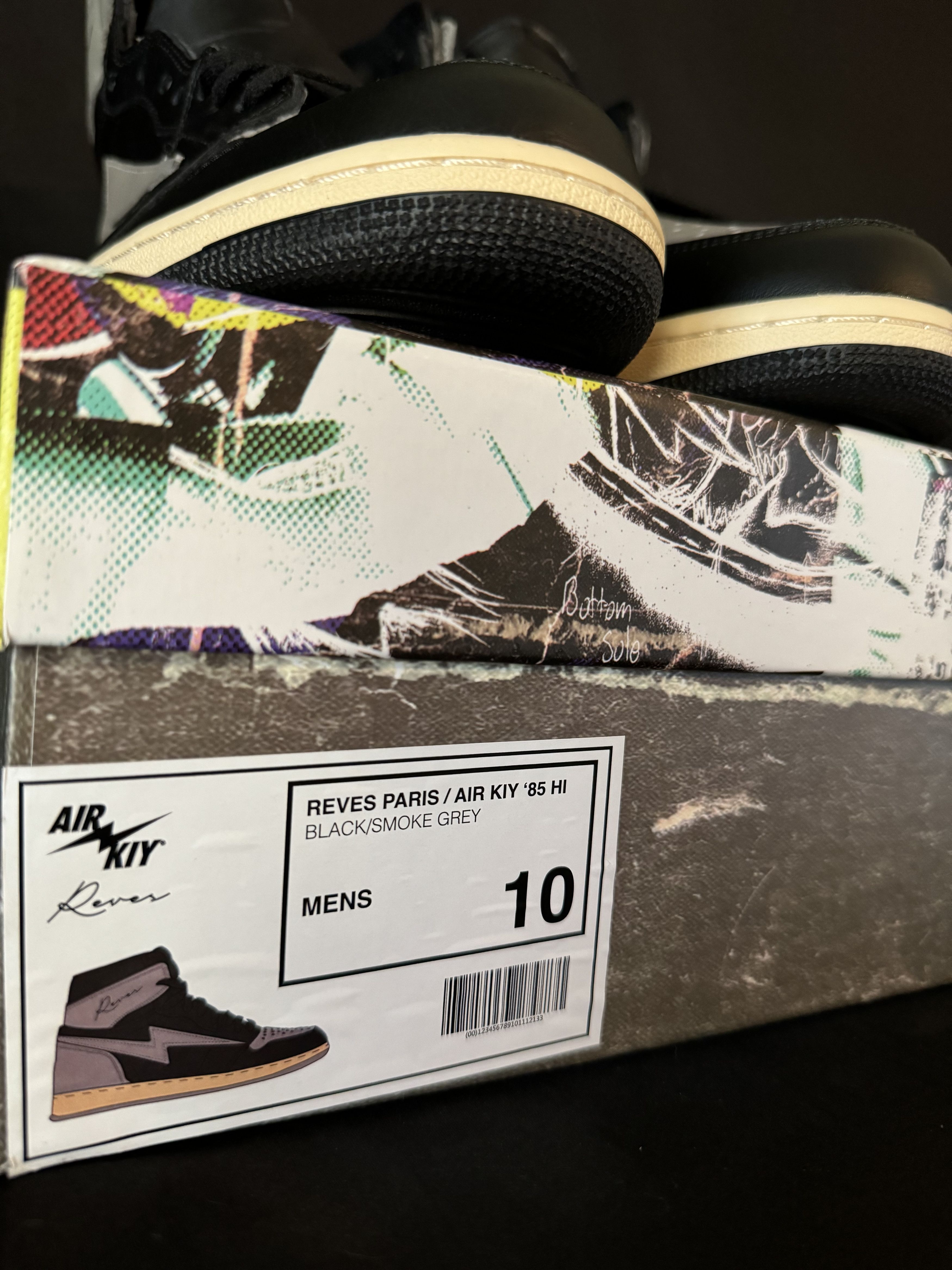 Reves Paris / Air Kit ‘85 Hi “Shadow” Hi Top Sneakers