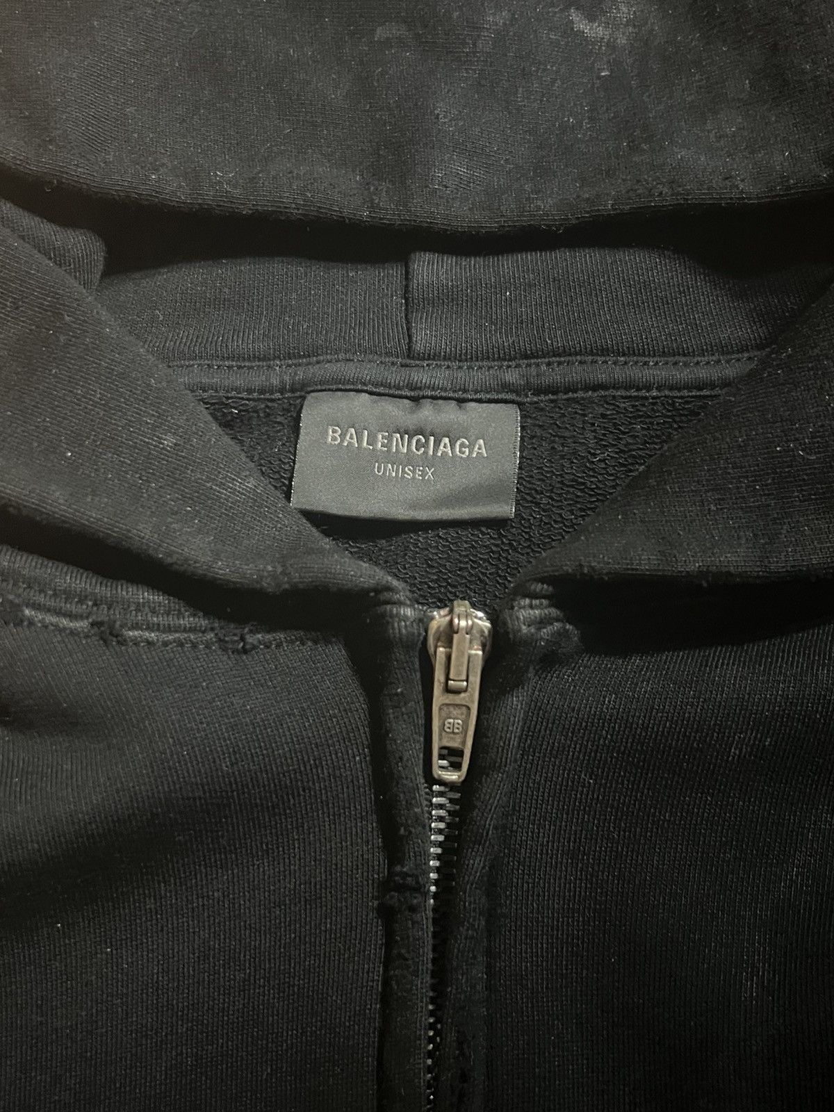 Balenciaga FW23 Balenciaga Mudwash Heavy Metal Zip Up Size US XS / EU 42 / 0 - 5 Thumbnail