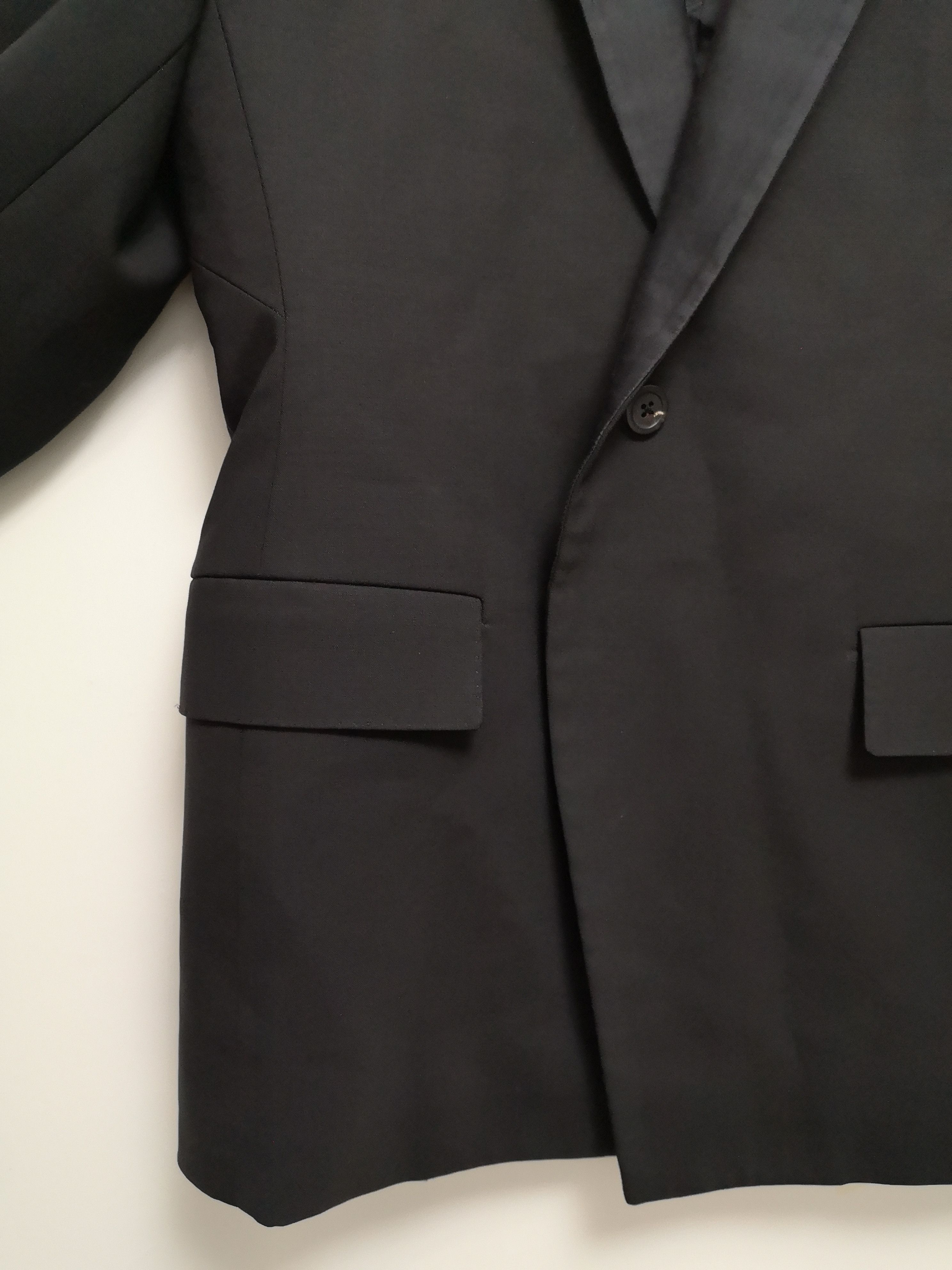Rick Owens Rick Owens Exaggerated Shoulder Blazer Jacket In Black Wool Size 50R - 8 Thumbnail