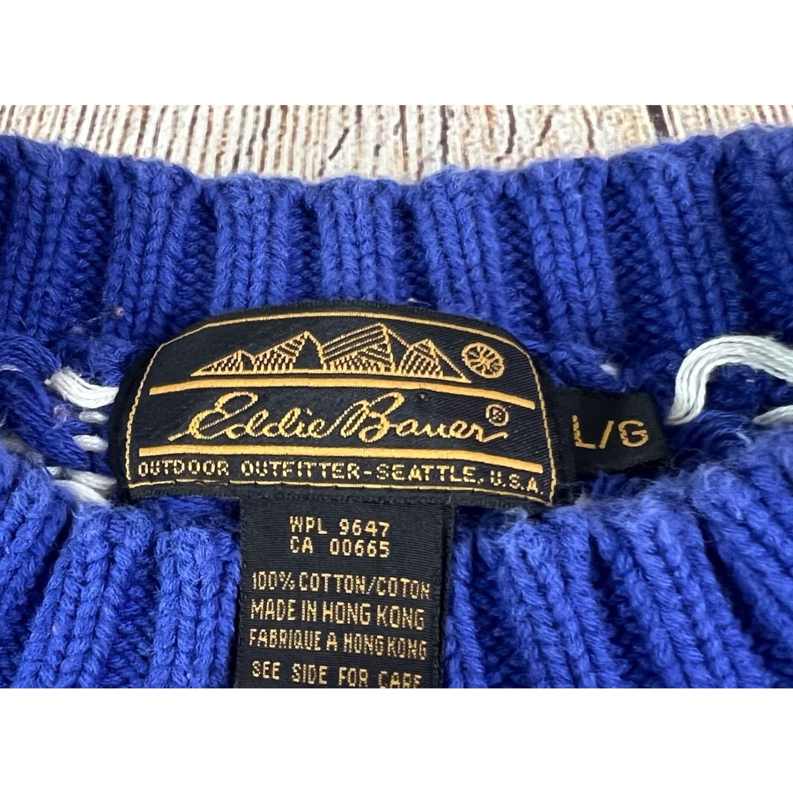 Eddie Bauer Vintage Eddie Bauer Winter Knit Pullover Size Large User: Vintage Eddie Bauer Winter Knit Pullover Size Large Size US L / EU 52-54 / 3 - 5 Thumbnail