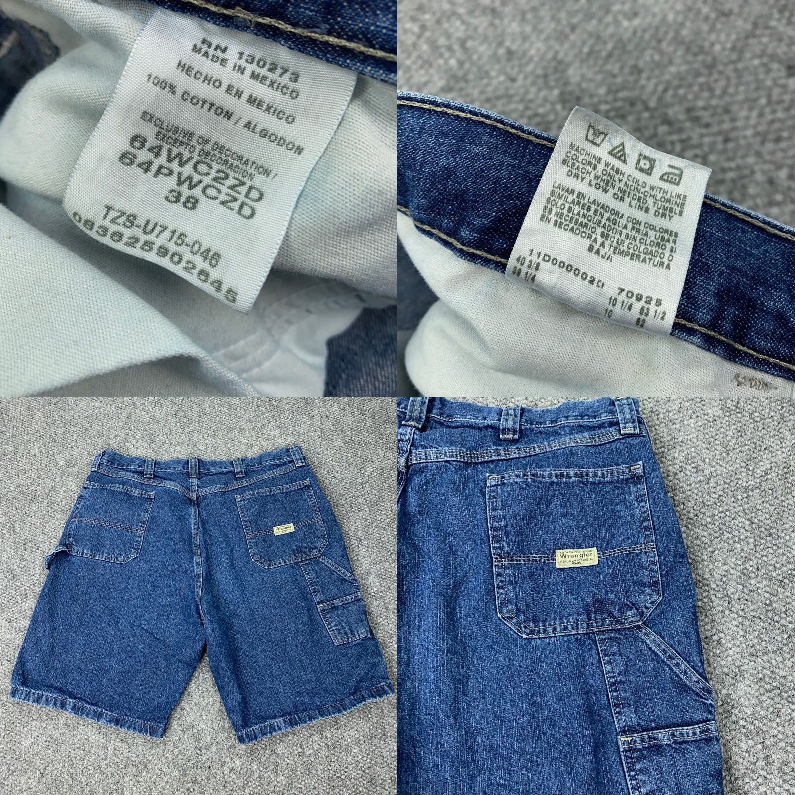Wrangler VINTAGE Wrangler Denim Shorts Bermuda Men’s Size 38 Blue Relaxed Fit 90s Y2K Size US 38 / EU 54 - 8 Thumbnail