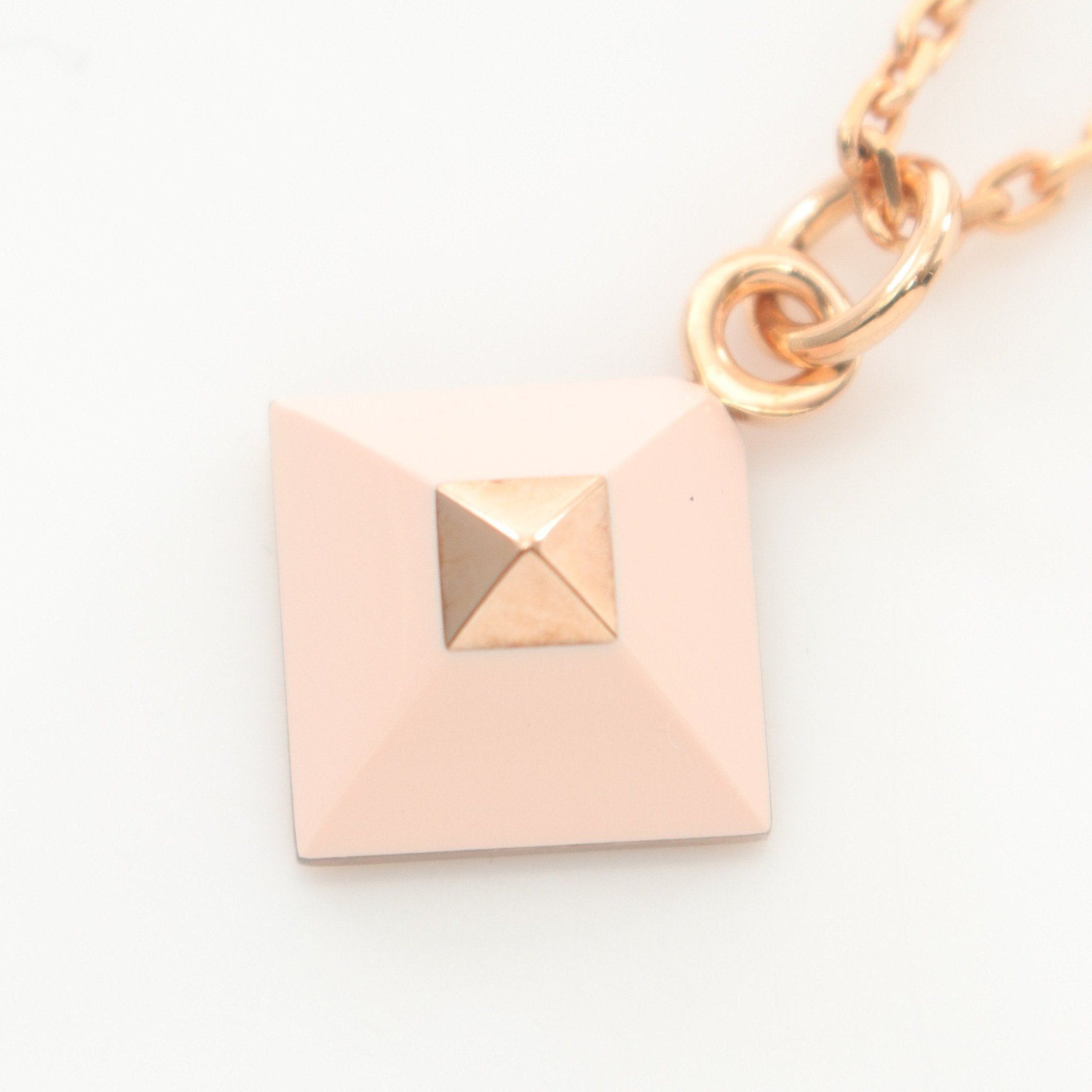 Hermes Hermes Medor Cupidon Necklace Gp Pink Gold Light Size ONE SIZE - 1 Thumbnail