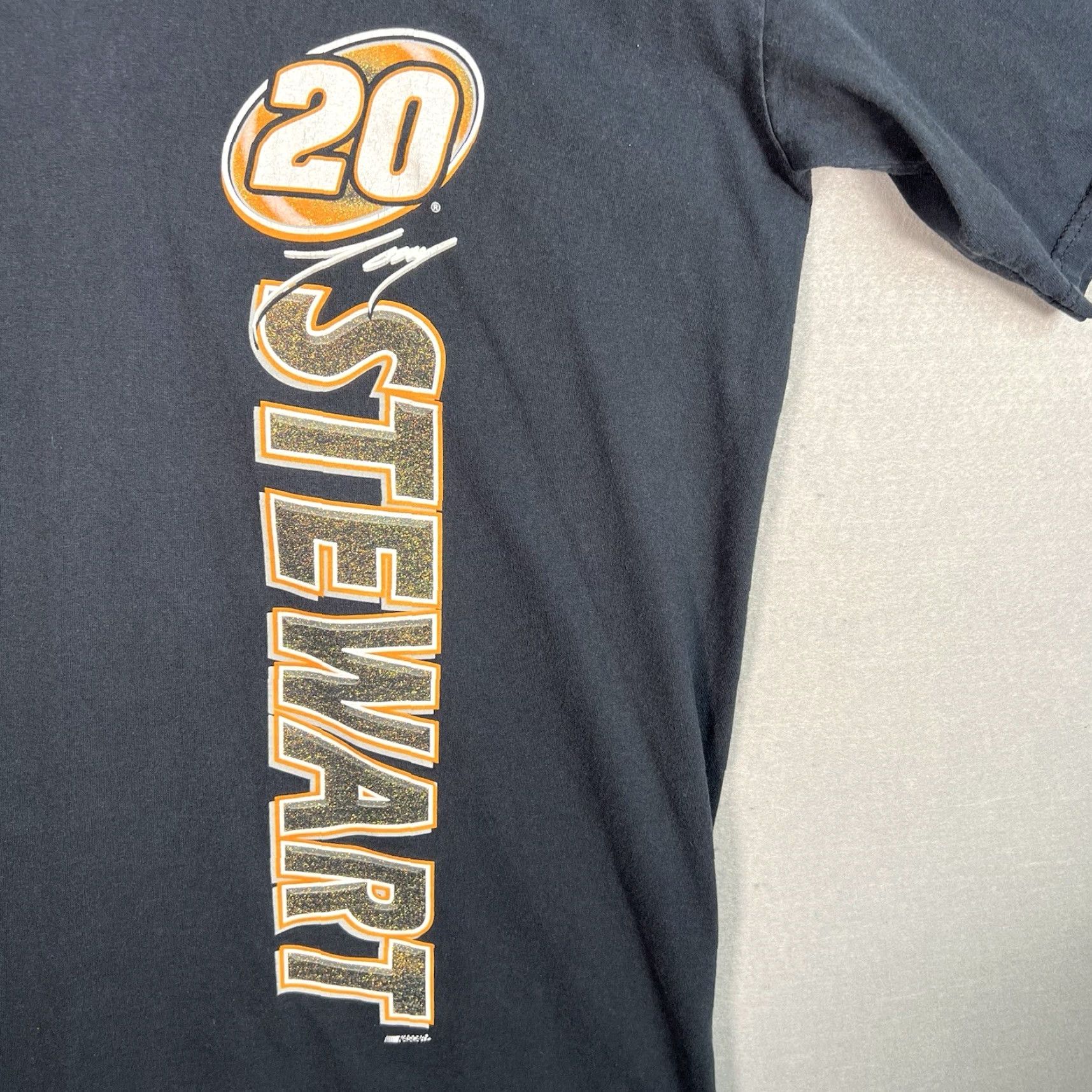 Chase Authentics VINTAGE Chase Authentic Tony Stewart Nascar Racing T Shirt XL Long Black V-Neck Mens Size US XL / EU 56 / 4 - 4 Thumbnail