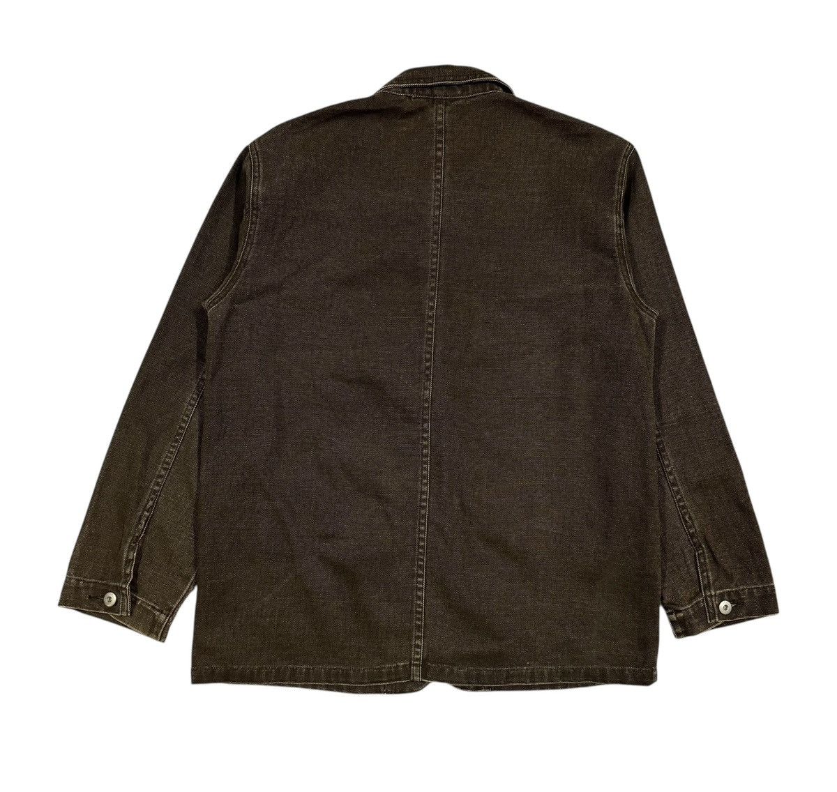 If Six Was Nine Vtg🔥Amore Puro Canvas Brown Chore Workers Jacket Size US M / EU 48-50 / 2 - 3 Thumbnail
