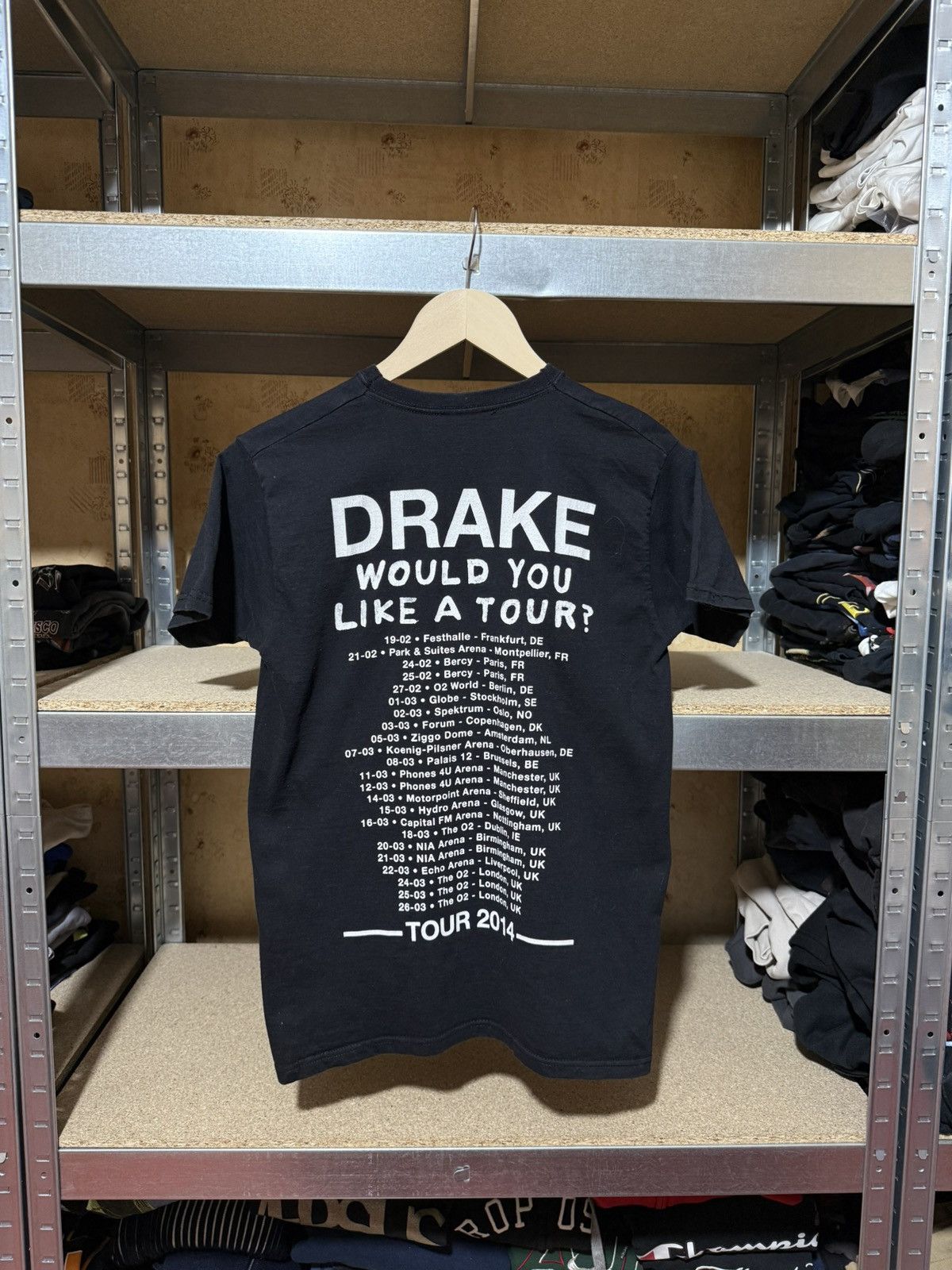 Band Tees × Drake × Rap Tees Vintage Drake Would You Like A Tour 2014 Hip Hop Rap T-Shirt Size US S / EU 44-46 / 1 - 2 Thumbnail