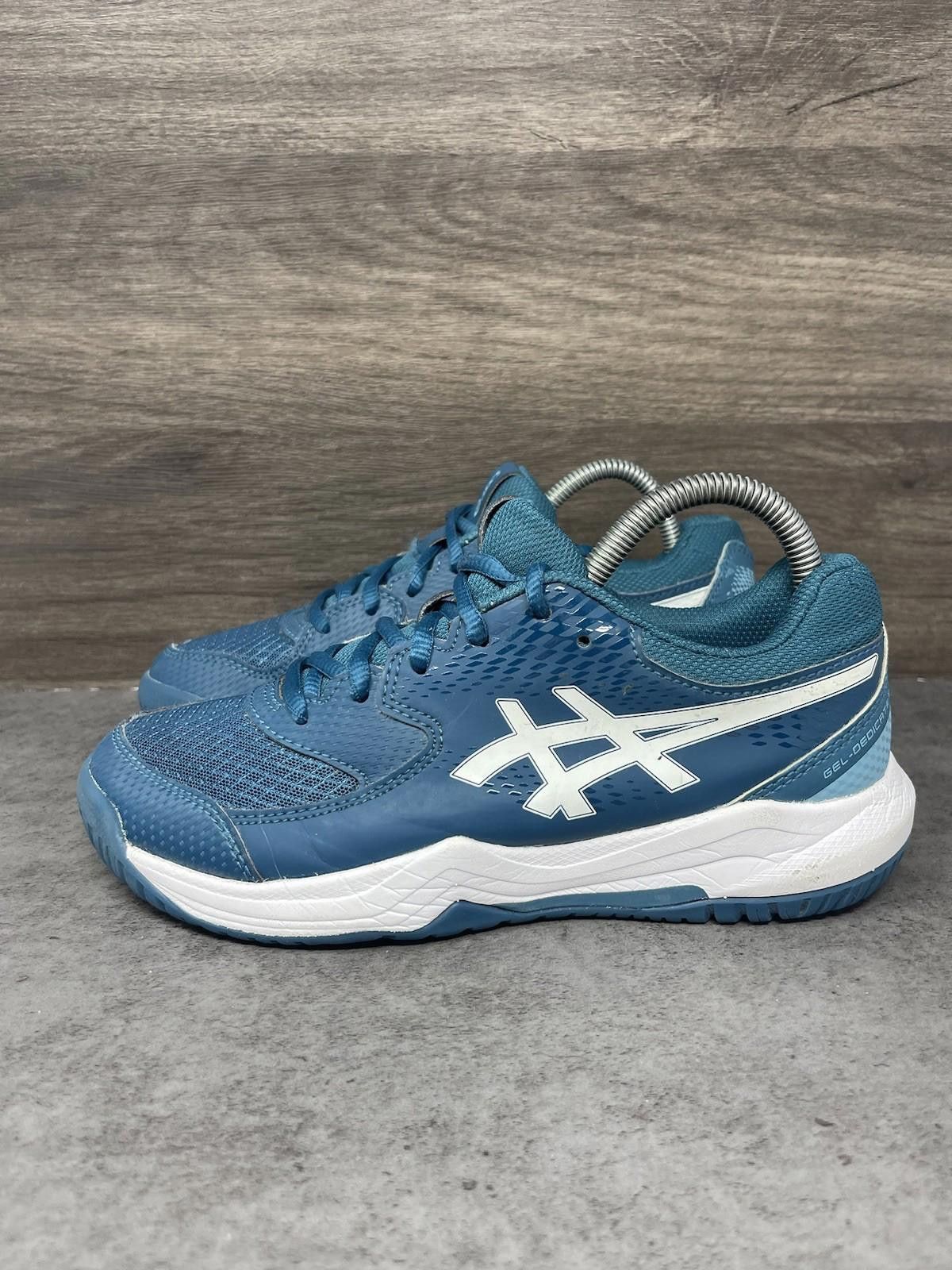 Asics Asics Gel Dedicate 8 Sneakers Kids Size 4.5 Blue F960923 Size US 5 / EU 37 - 1 Thumbnail