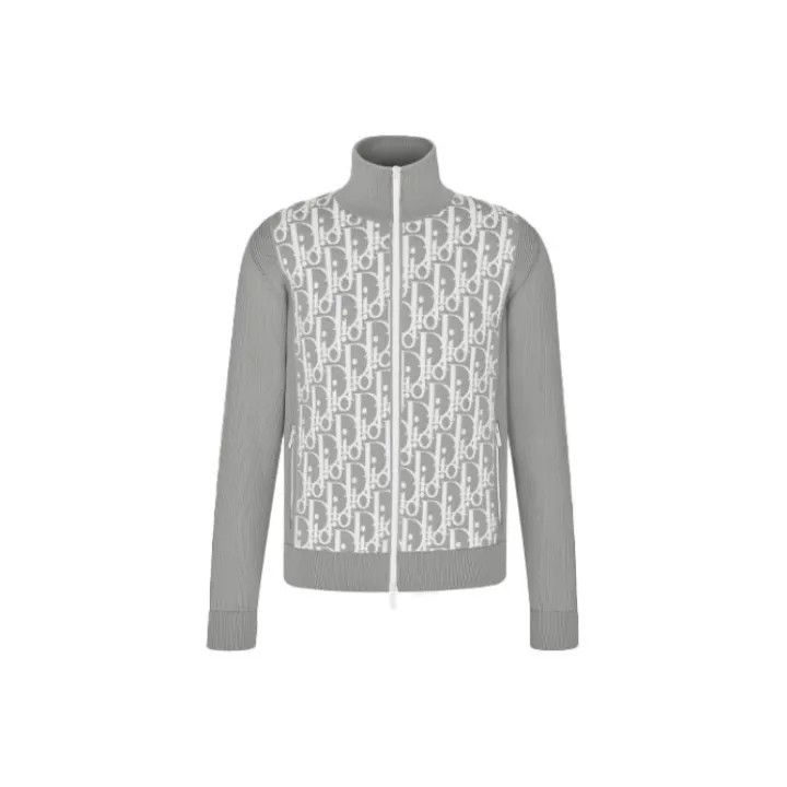 Dior Dior Letter Pattern Zip-Up Long Sleeve Jacket 0079 Size US M / EU 48-50 / 2 - 1 Thumbnail
