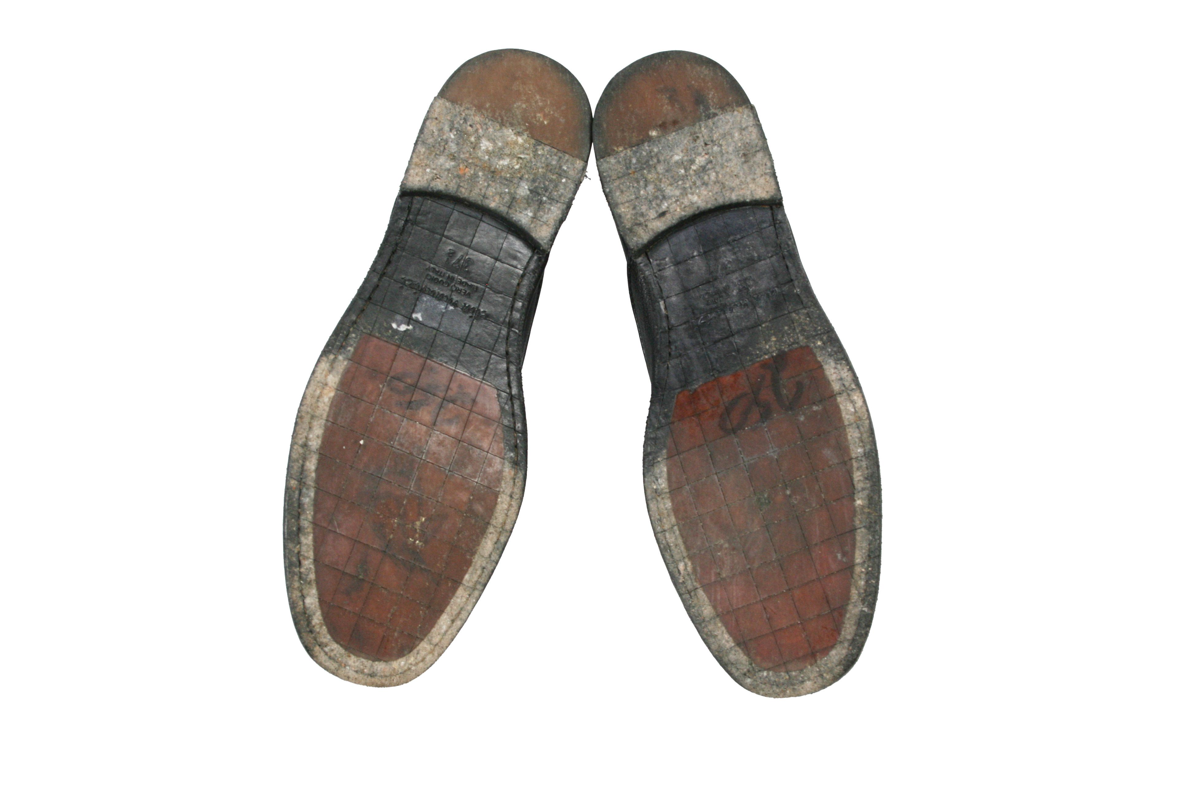 Elia Maurizi Avant Garde Leather Slip Ons Size US 7.5 / IT 37.5 - 11 Thumbnail