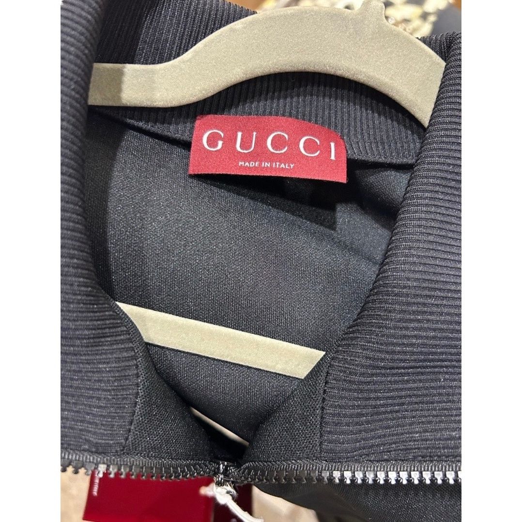 Gucci Gucci jersey technical, zip up jacket, web, trim, size m Size US M / EU 48-50 / 2 - 11 Thumbnail