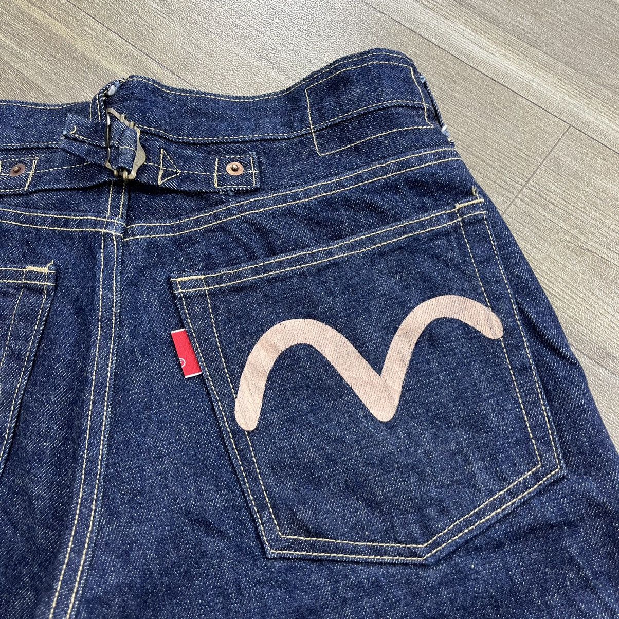 Evisu × Japanese Brand Y2K Japanese Brand Like Evisu Selvedge Buckle Back Jeans Size US 28 / EU 44 - 4 Thumbnail