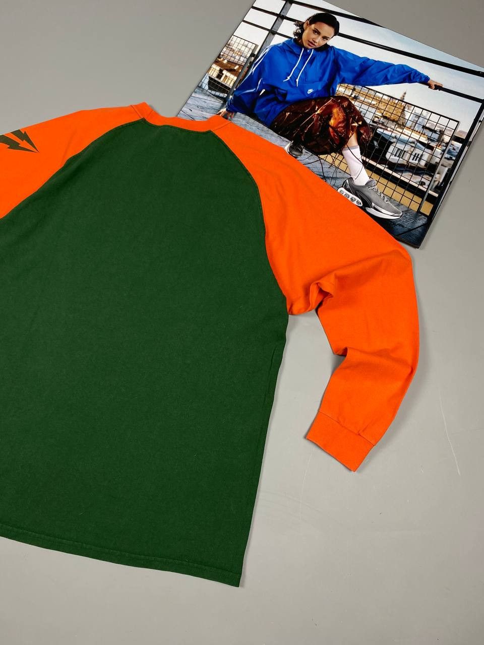 Nike Vintage Nike Team Miami Football Shirt Green Orange Y2K Size US M / EU 48-50 / 2 - 10 Thumbnail