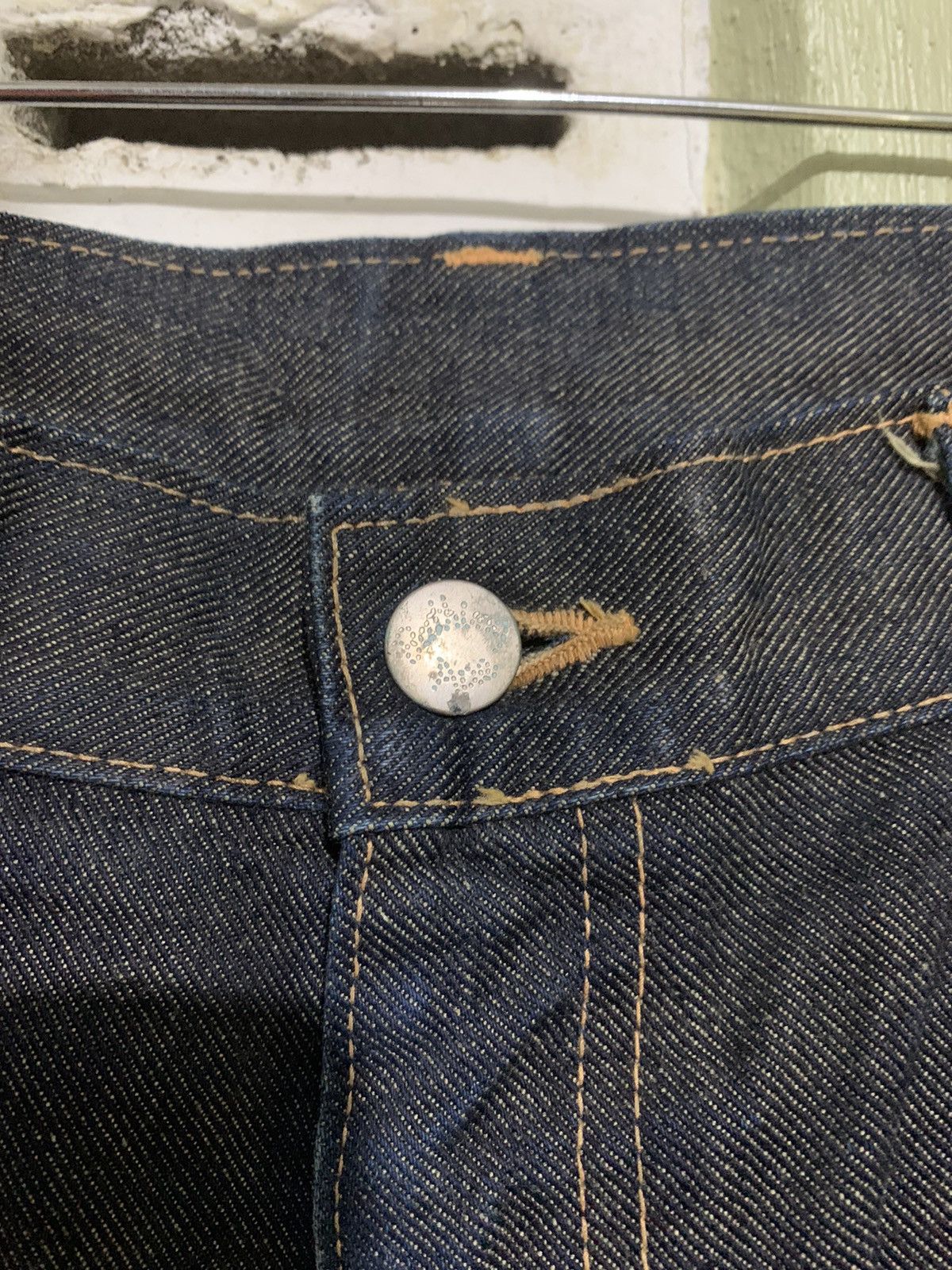 Bape Vintage A Bathing Ape - Buckle Back Selvedge Denim Size US 33 - 10 Thumbnail