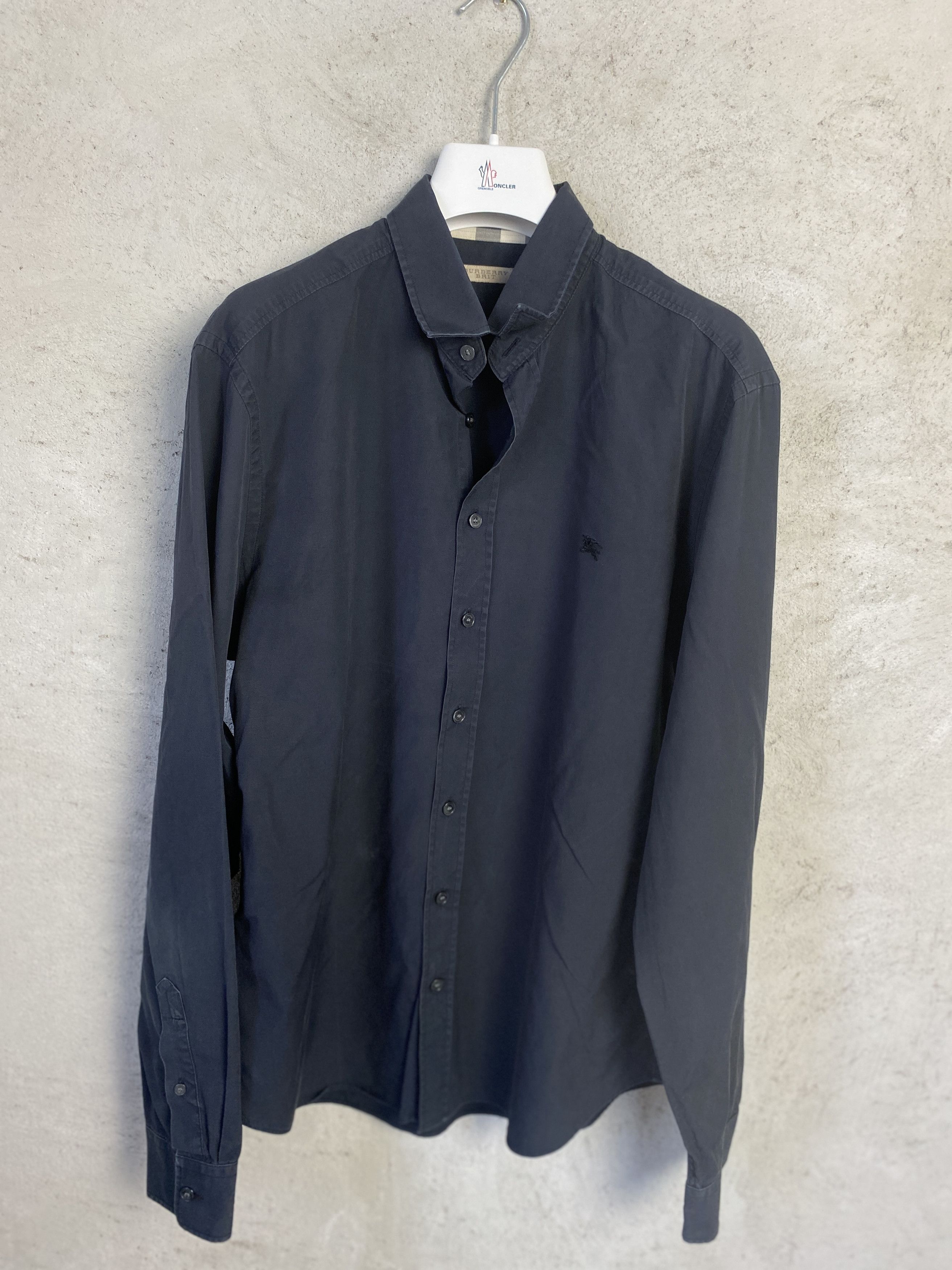Burberry small logo casual formal shirt button ups