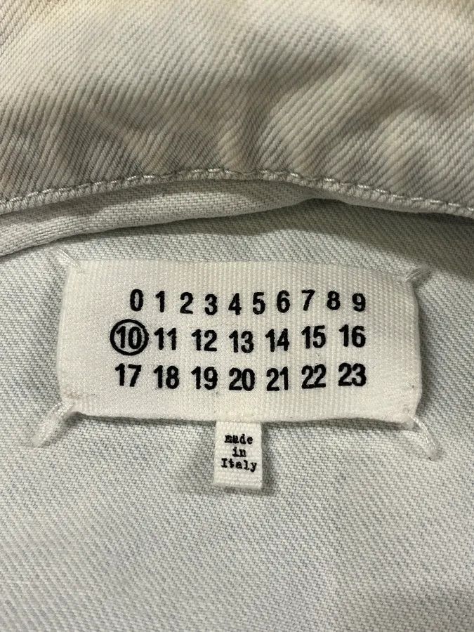 Maison Margiela SS2020 Maison Margiela Stonewashed White Denim Jacket Size US M / EU 48-50 / 2 - 10 Thumbnail