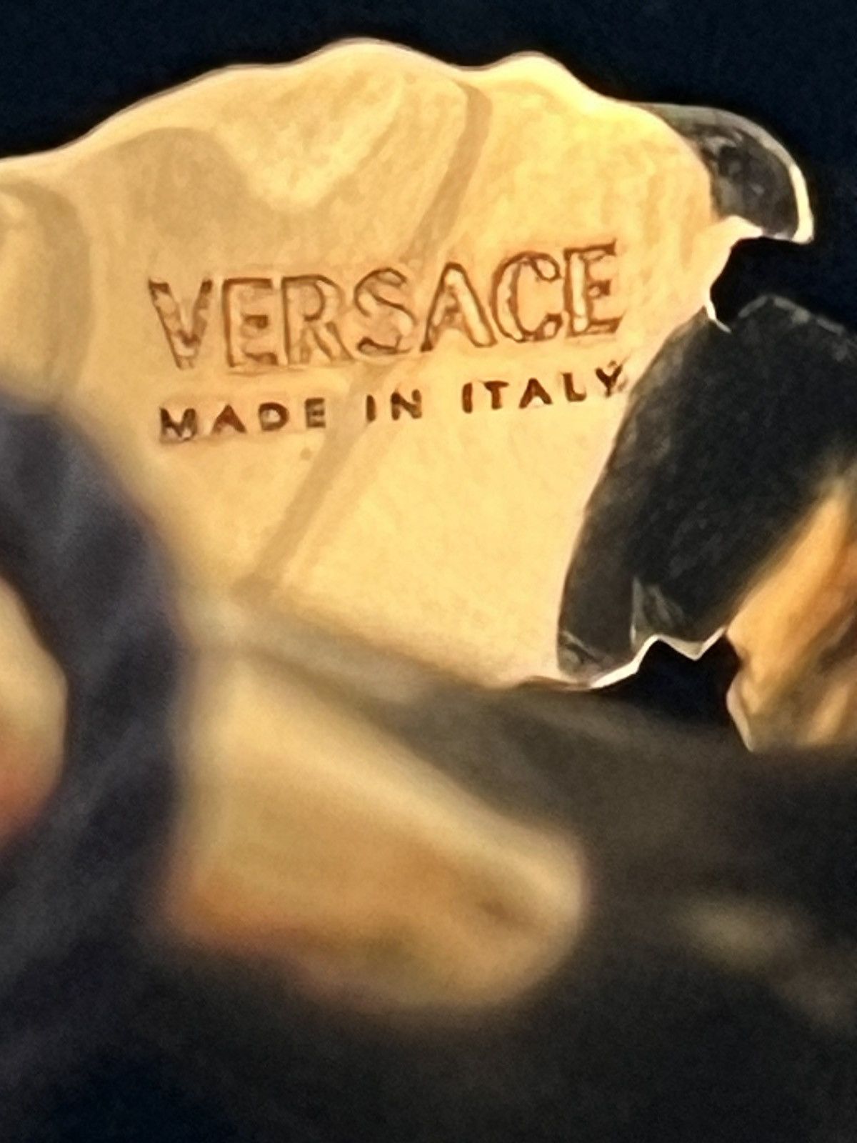 Versace Versace Medusa head ring 8 3/4 Size ONE SIZE - 4 Thumbnail
