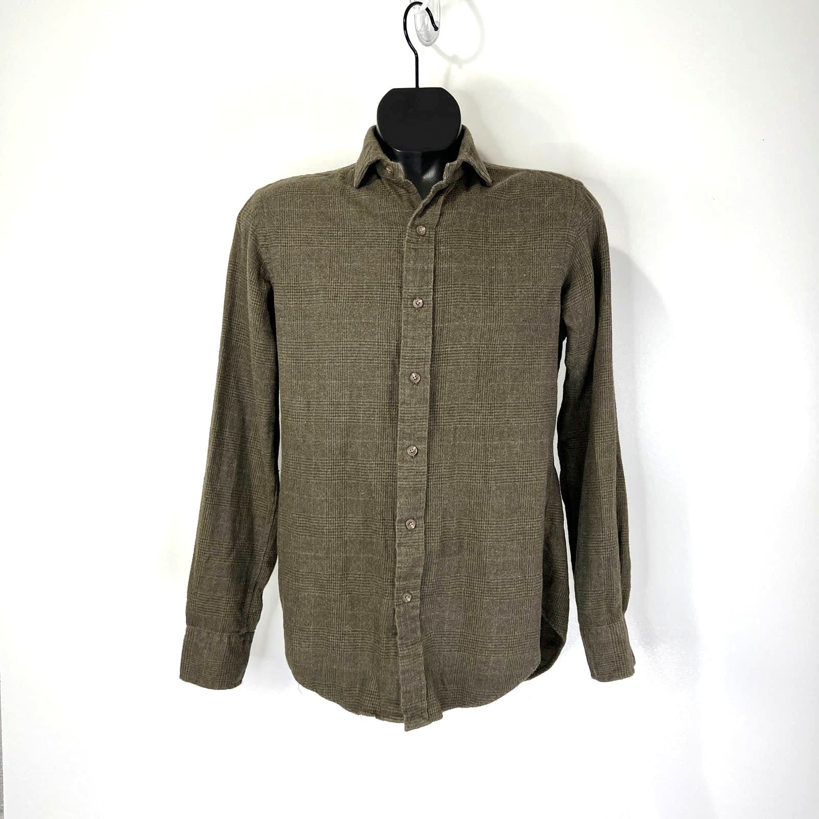 Polo Ralph Lauren Polo Ralph Lauren Italian Fabric Brushed Flannel Shirt Size US S / EU 44-46 / 1 - 1 Thumbnail