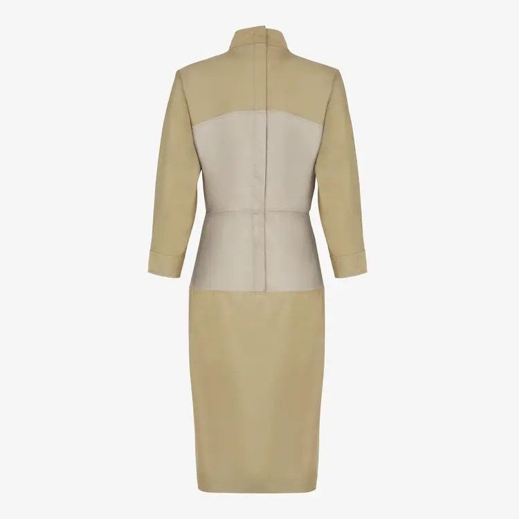 Fendi o1s1wg110326 Dress in Beige Size XL / US 12-14 / IT 48-50 - 2 Thumbnail