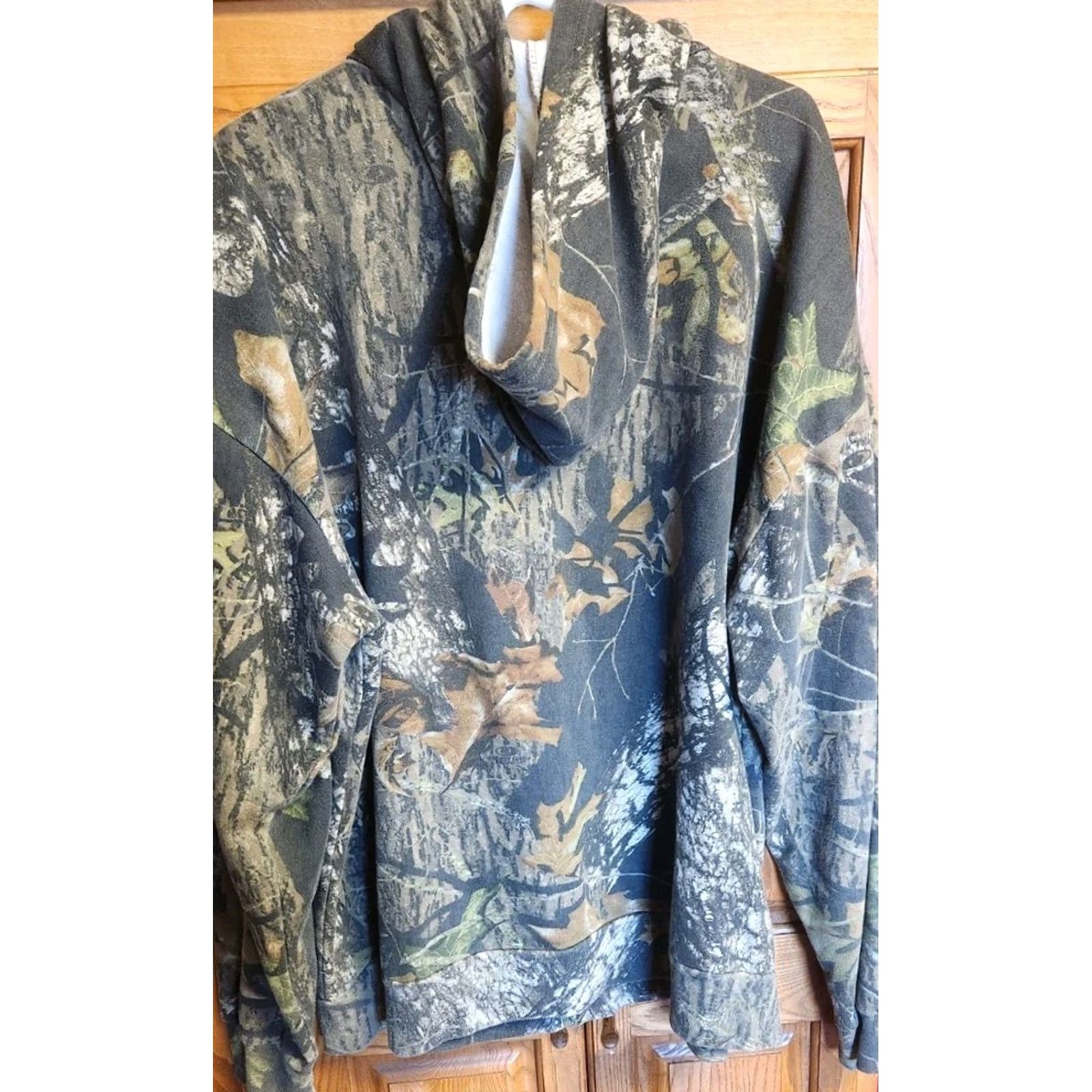 Vintage VINTAGE Mossy Oak Hoodie Mens 2XL Camo Break Up Full Zip Woodstalker Sweatshirt Size US XXL / EU 58 / 5 - 4 Thumbnail