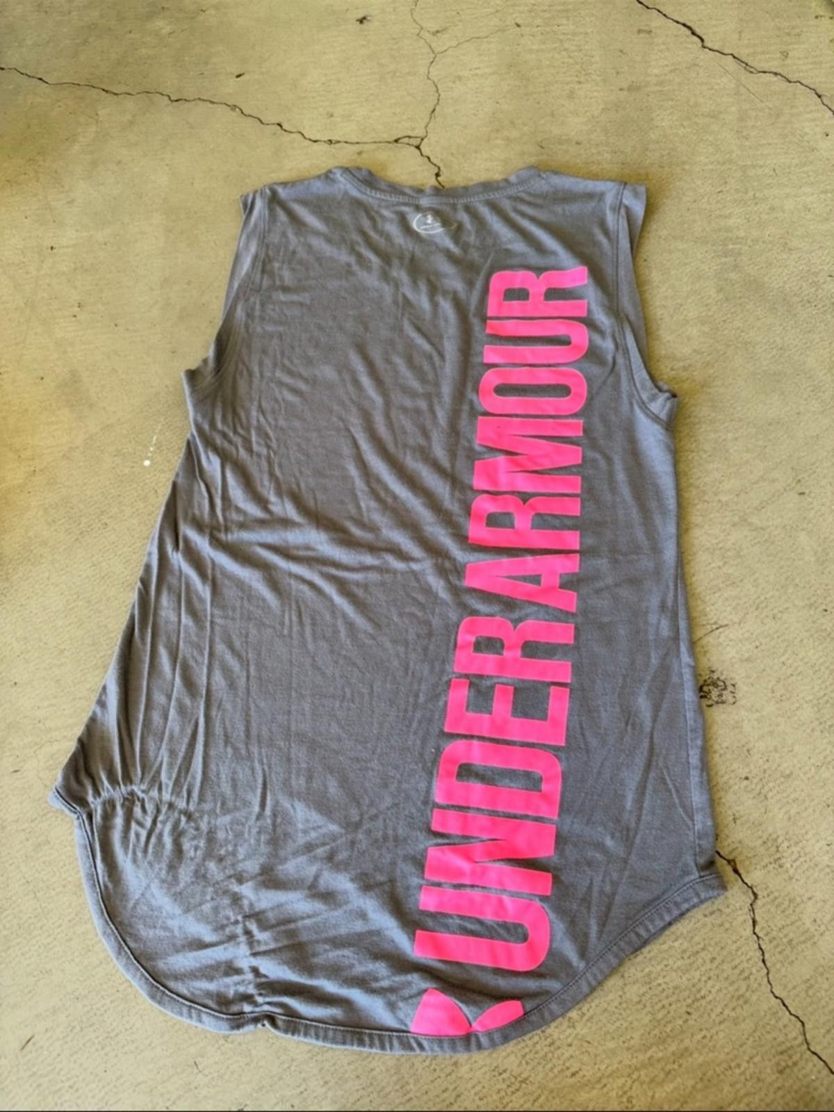 Under Armour Under Armour / Vertical Logo Tunic Tank / Gray Pink Size M / US 6-8 / IT 42-44 - 10 Thumbnail