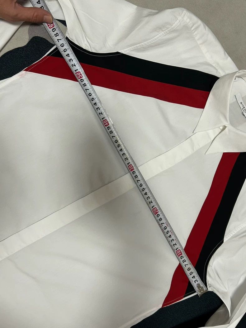 Givenchy Givenchy Shirt with classic striped patchwork Size US XXL / EU 58 / 5 - 3 Thumbnail