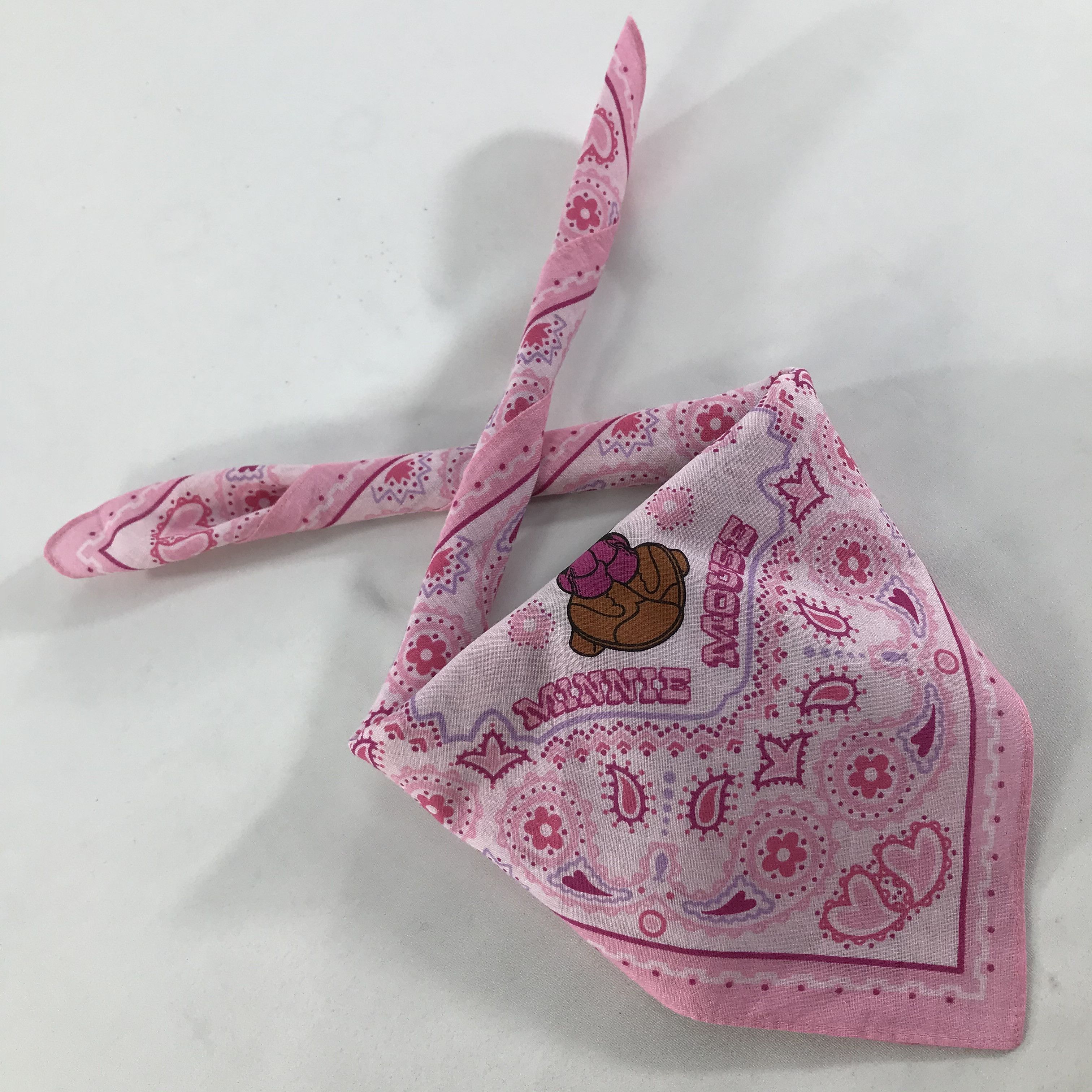 Cartoon Network × Vintage Minnie Mouse Bandana / Handkerchief / Neckerchief - S1837 Size ONE SIZE - 6 Thumbnail