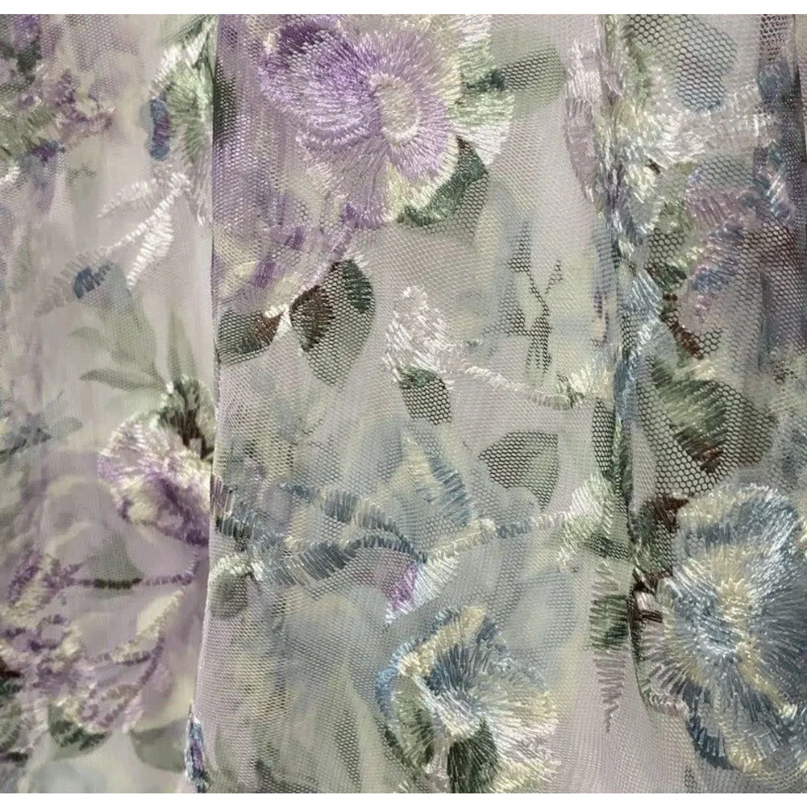 Other Trixxi Juniors Floral-Embroidered Corset Gown, Lavenderfl, 5 Size ONE SIZE - 5 Thumbnail