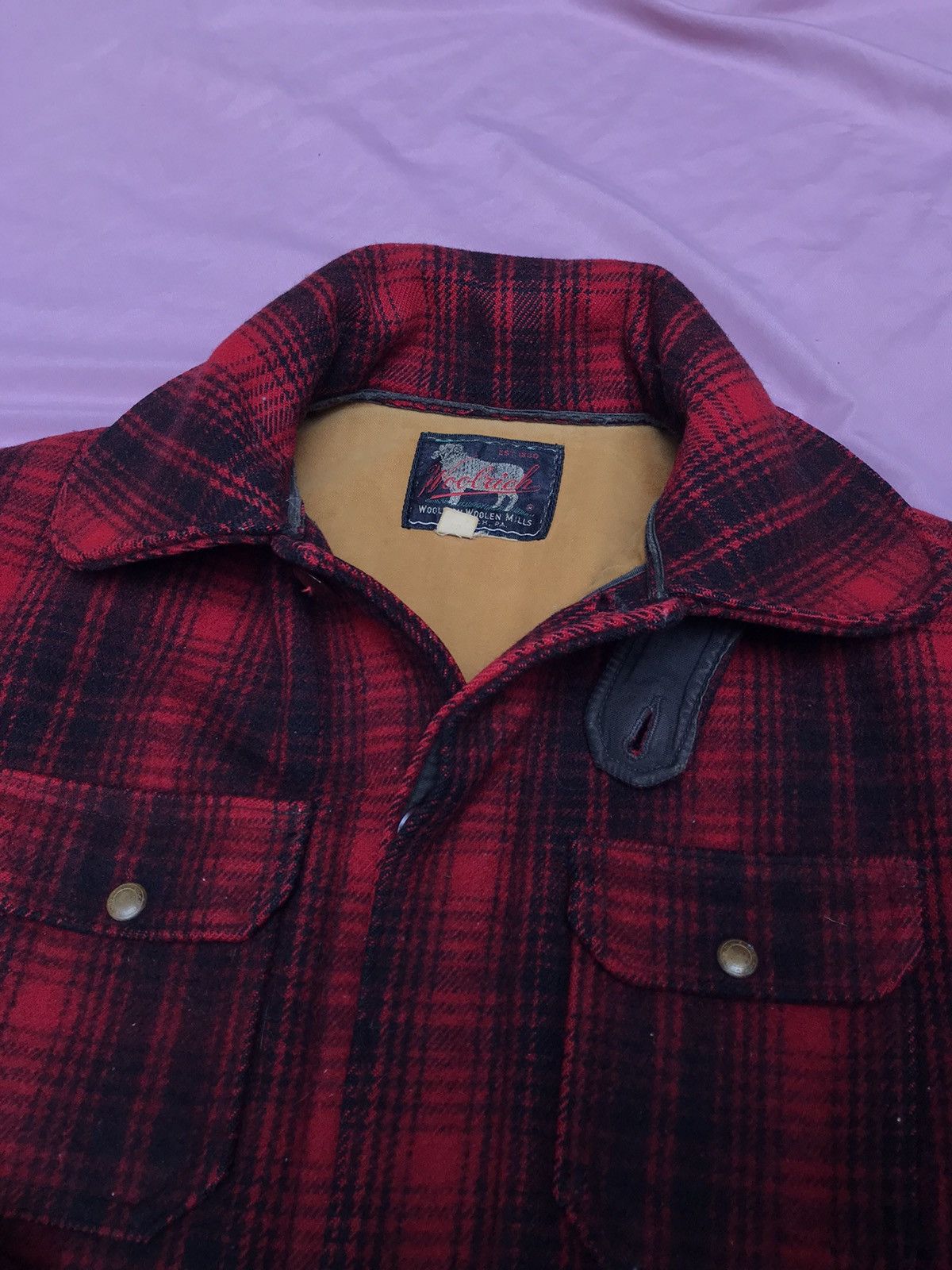 Vintage × Woolrich Woolen Mills WOOLRICH MADE IN USA VINTAGE HEAVY WOOL JACKET Size US L / EU 52-54 / 3 - 7 Thumbnail