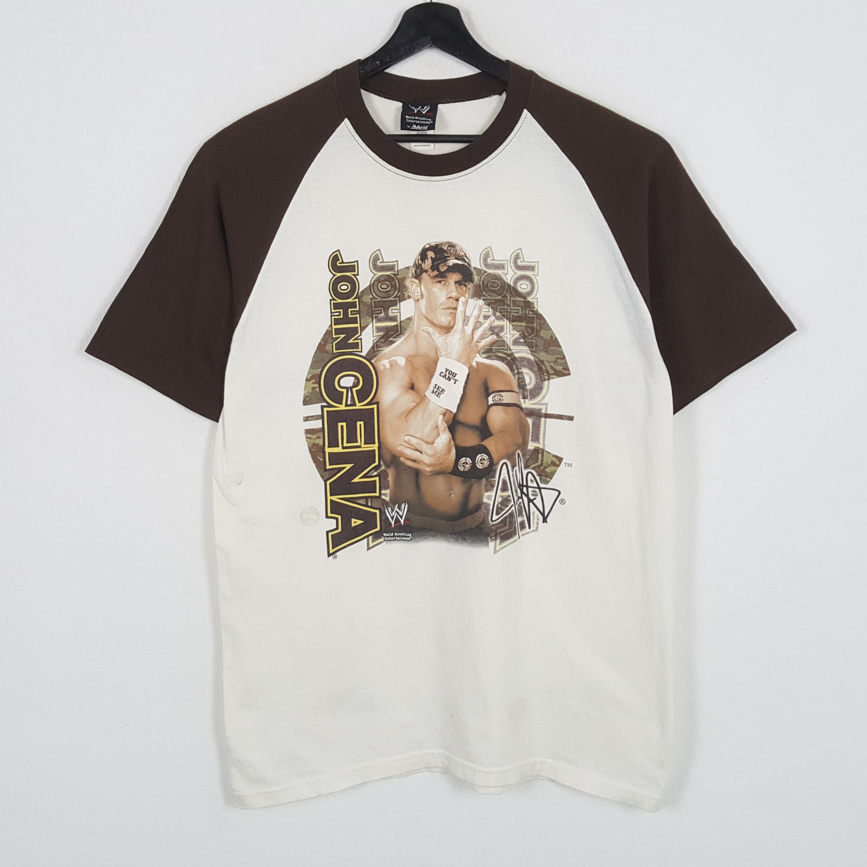 Vintage × WWE WWE JOHN CENA Wrestling Entertainment Tshirt Size US L / EU 52-54 / 3 - 1 Thumbnail