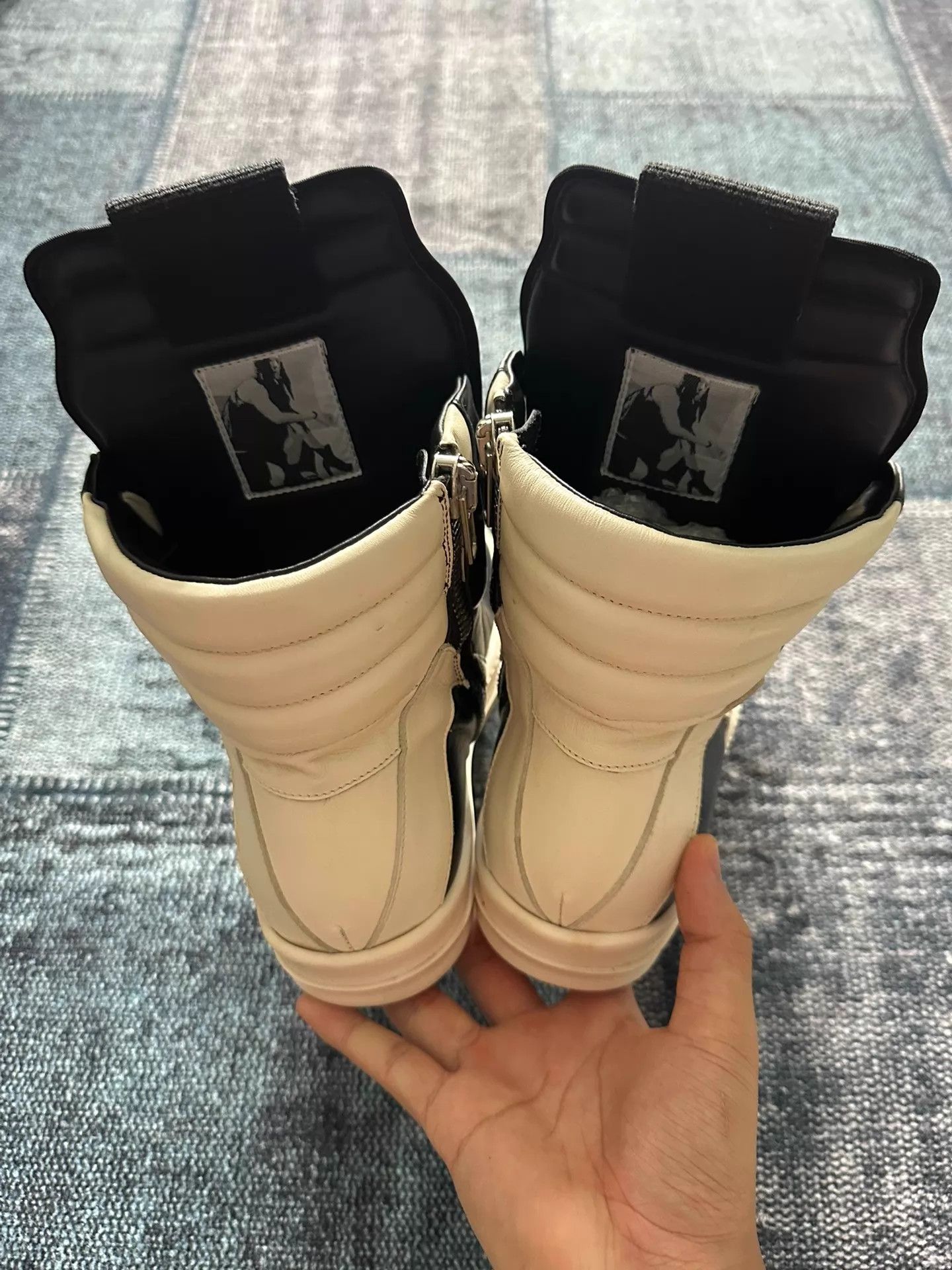 Rick Owens Rick Owens Inverted Triangle Hi-Top Sneakers 40.5 Size US 7.5 / EU 40-41 - 4 Thumbnail