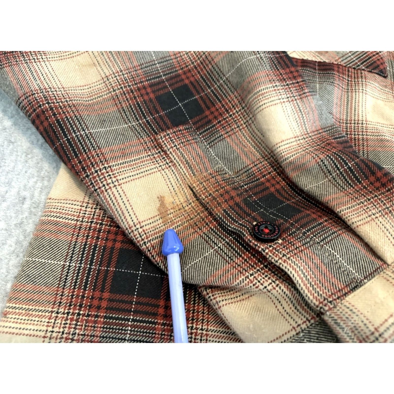 Thorogood Dixxon Thorogood Long Sleeve Brown Plaid Snap Shirt Mens M Size US M / EU 48-50 / 2 - 4 Thumbnail