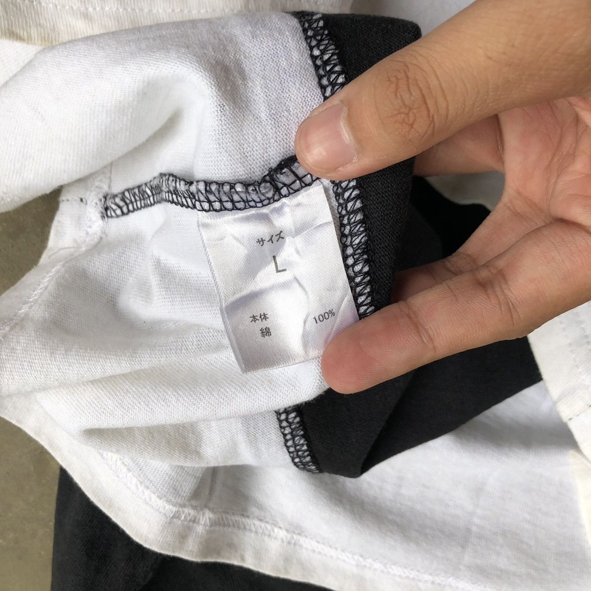 Number (N)ine Number (N)ine Denim / Travis Flacko Scott 2 Tone Pocket Tee Size US S / EU 44-46 / 1 - 12 Thumbnail