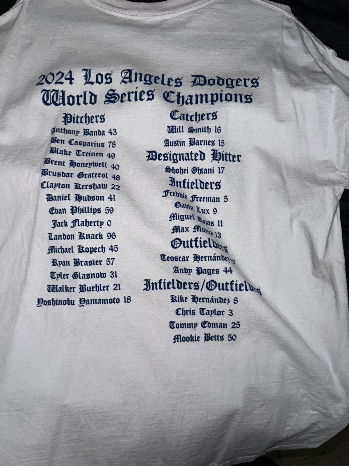 MLB Dodgers championship tee Size US L / EU 52-54 / 3 - 3 Thumbnail