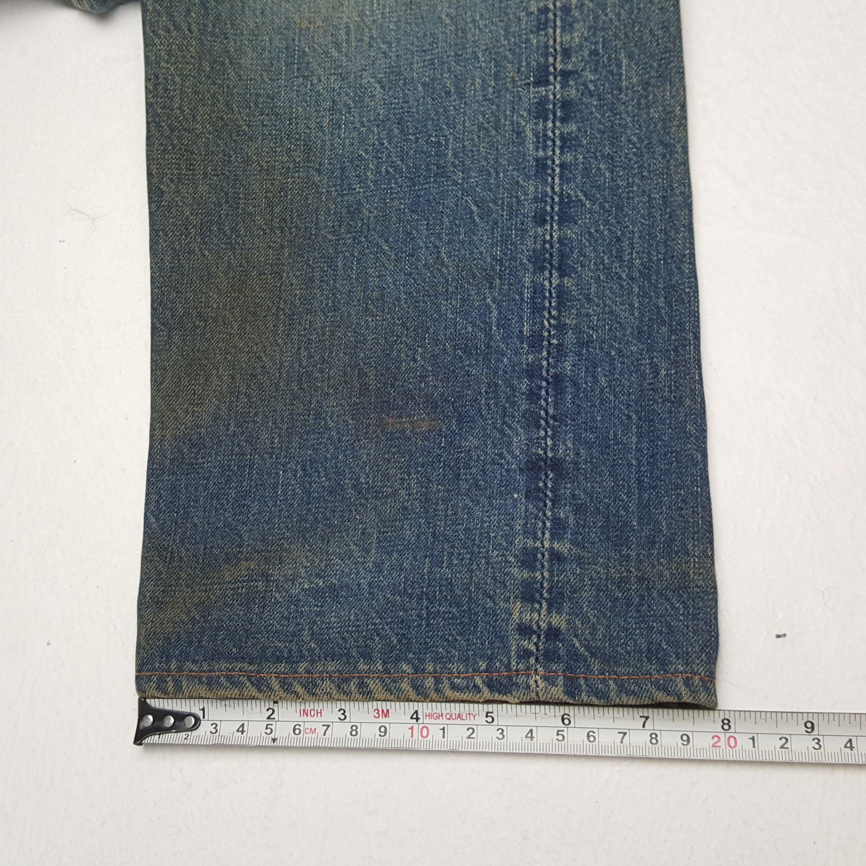 Evisu × Japanese Brand × Vintage Vintage EVISU Japanese Brand Daicock Custom Distressed Jeans Size US 30 / EU 46 - 11 Thumbnail