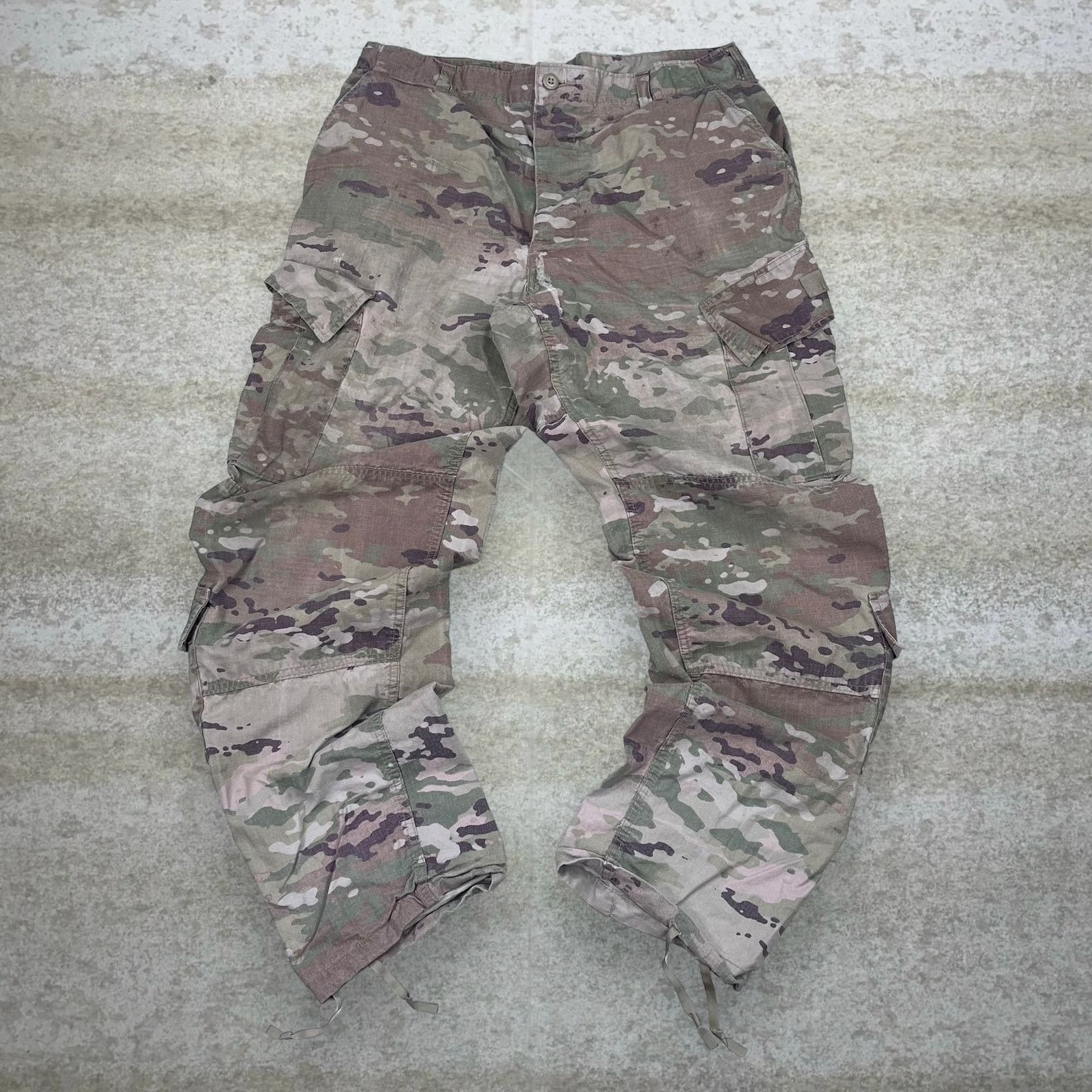 Vintage Crazy Vintage 90s Military Terrain Camo Tactical Pants Baggy Size US 36 / EU 52 - 2 Thumbnail