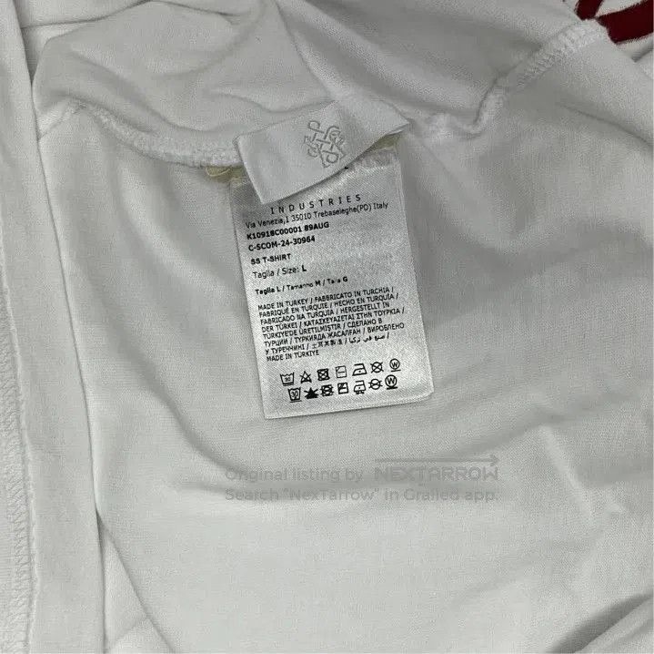 Moncler Moncler Calligraphy Logo Round Neck Short Sleeve T. Size US L / EU 52-54 / 3 - 3 Thumbnail