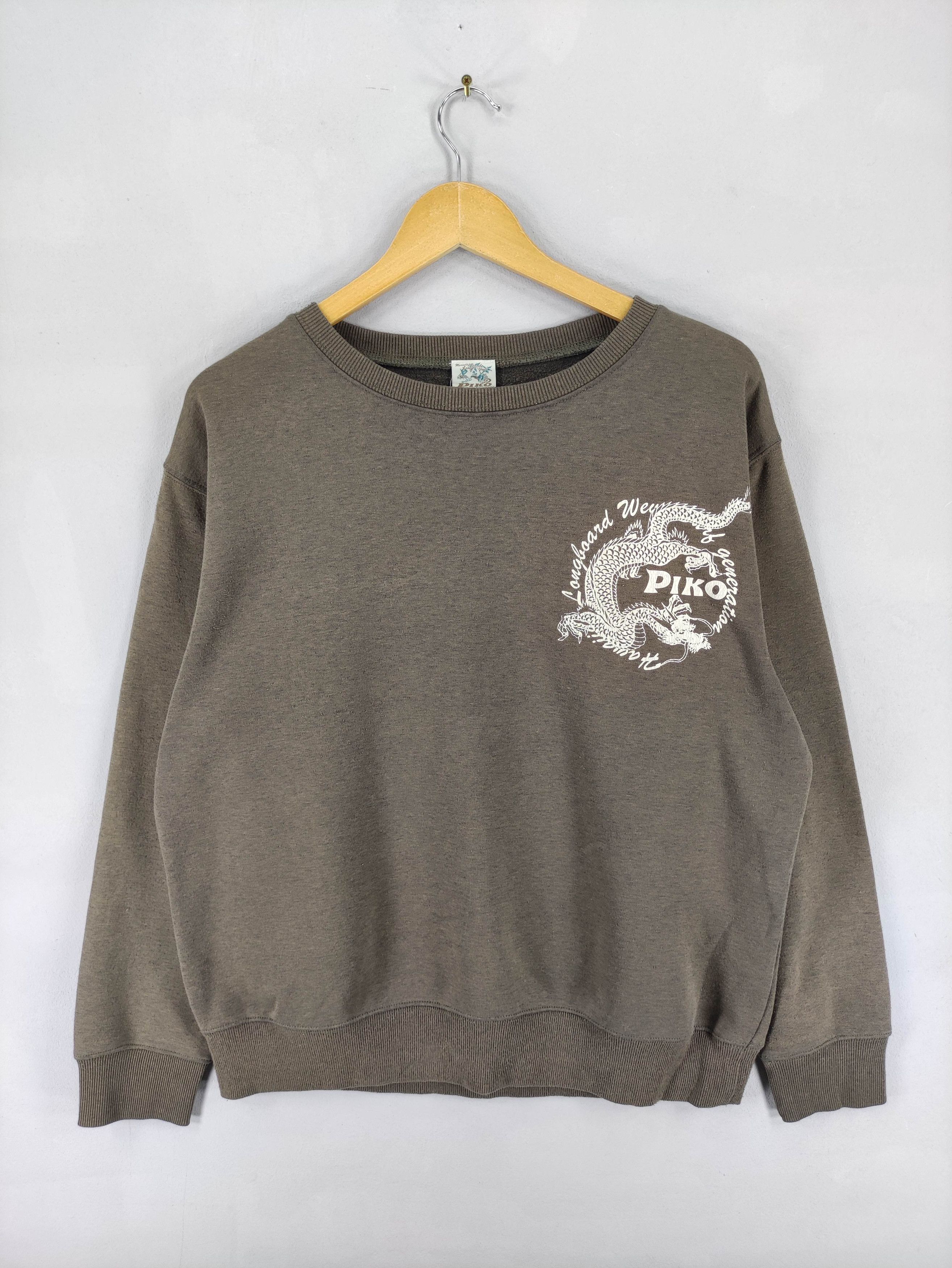 Vintage Vintage Piko Hawaiian Sweatshirt Big Logo Jumper Size US XL / EU 56 / 4 - 2 Thumbnail