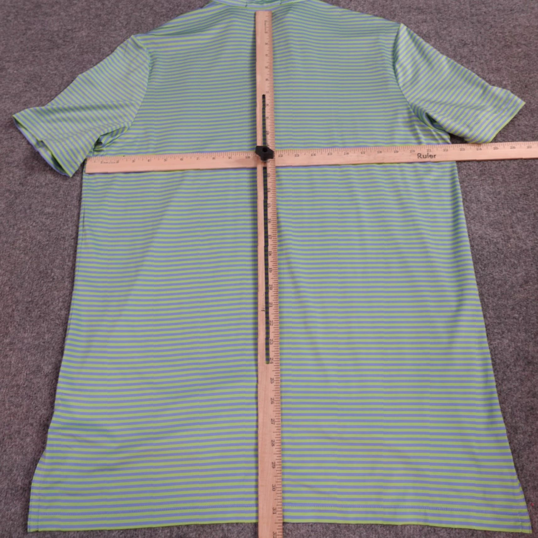 Vintage RLX Polo Shirt L Golf Striped Performance Green Blue Men Polo Size US L / EU 52-54 / 3 - 4 Thumbnail