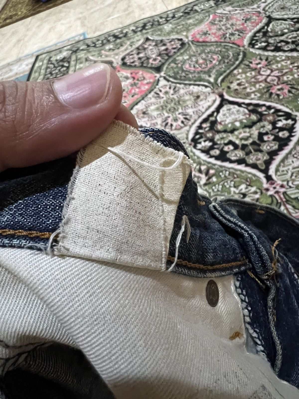 Levi's VINTAGE LEVIS 502 BIG E SELVEDGE DISTRESSED MUD WASH JEANS Size US 28 / EU 44 - 22 Thumbnail