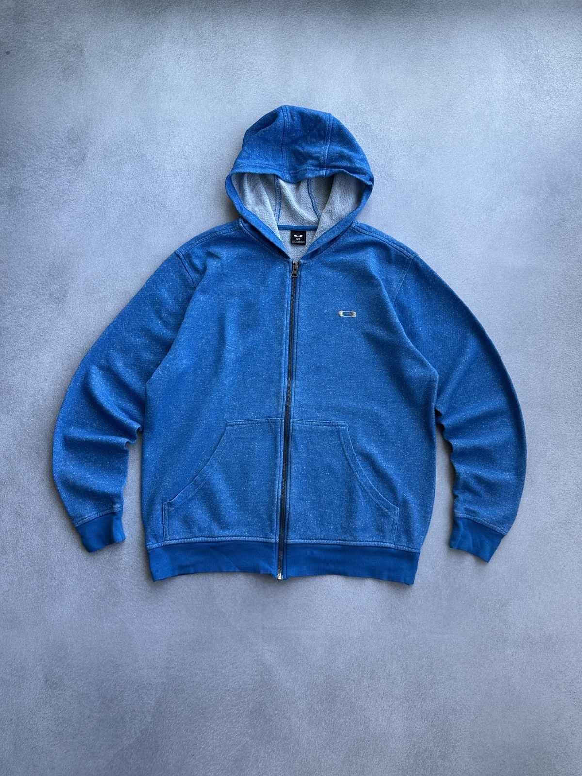 Oakley Vintage Oakley Blue Light Zip Hoodie Mens Sz S Size US S / EU 44-46 / 1 - 8 Thumbnail