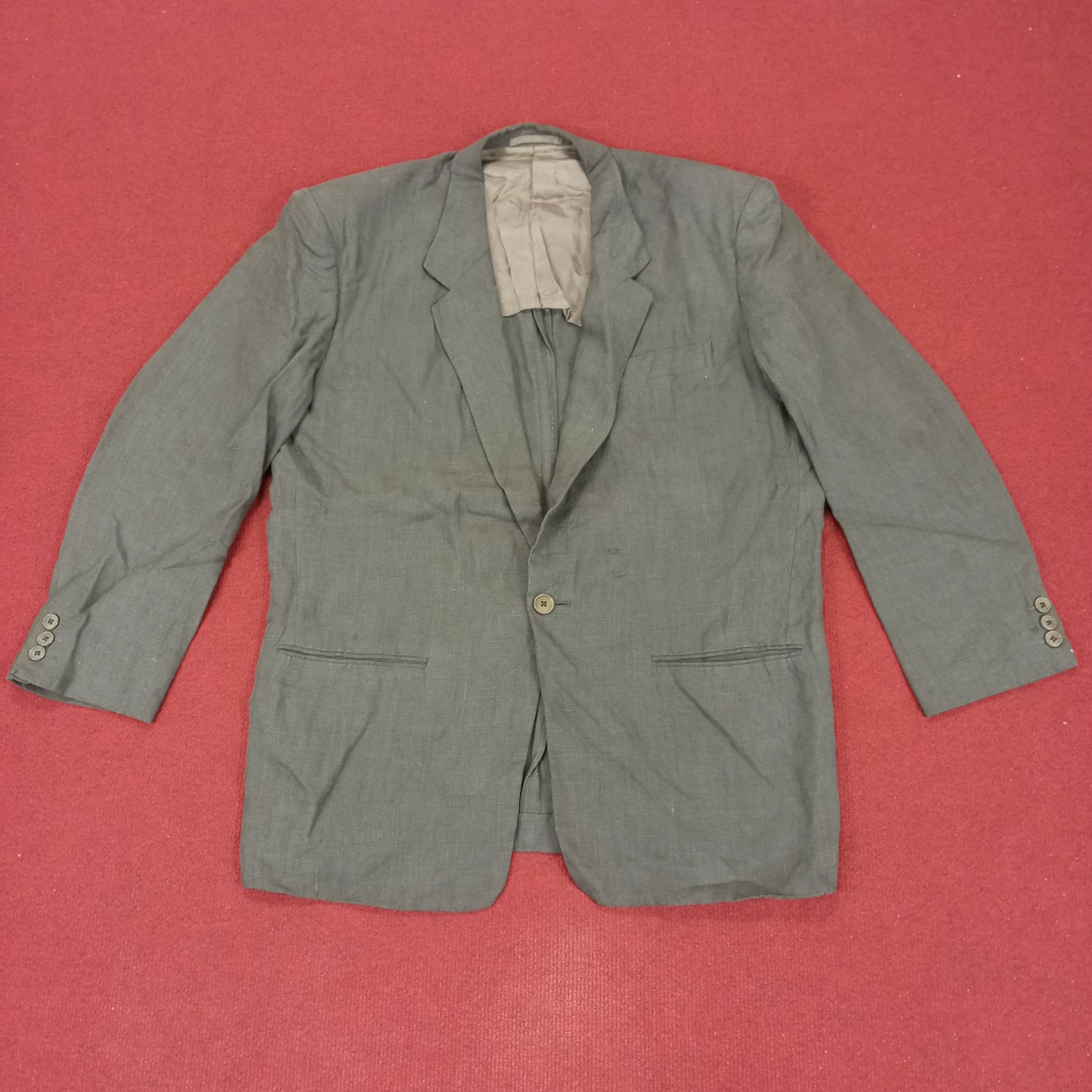Vintage × Y's for Men × Yohji Yamamoto Ys For Men By Yohji Yamamoto Japanese Designer Blazer Office Size 38R - 1 Thumbnail