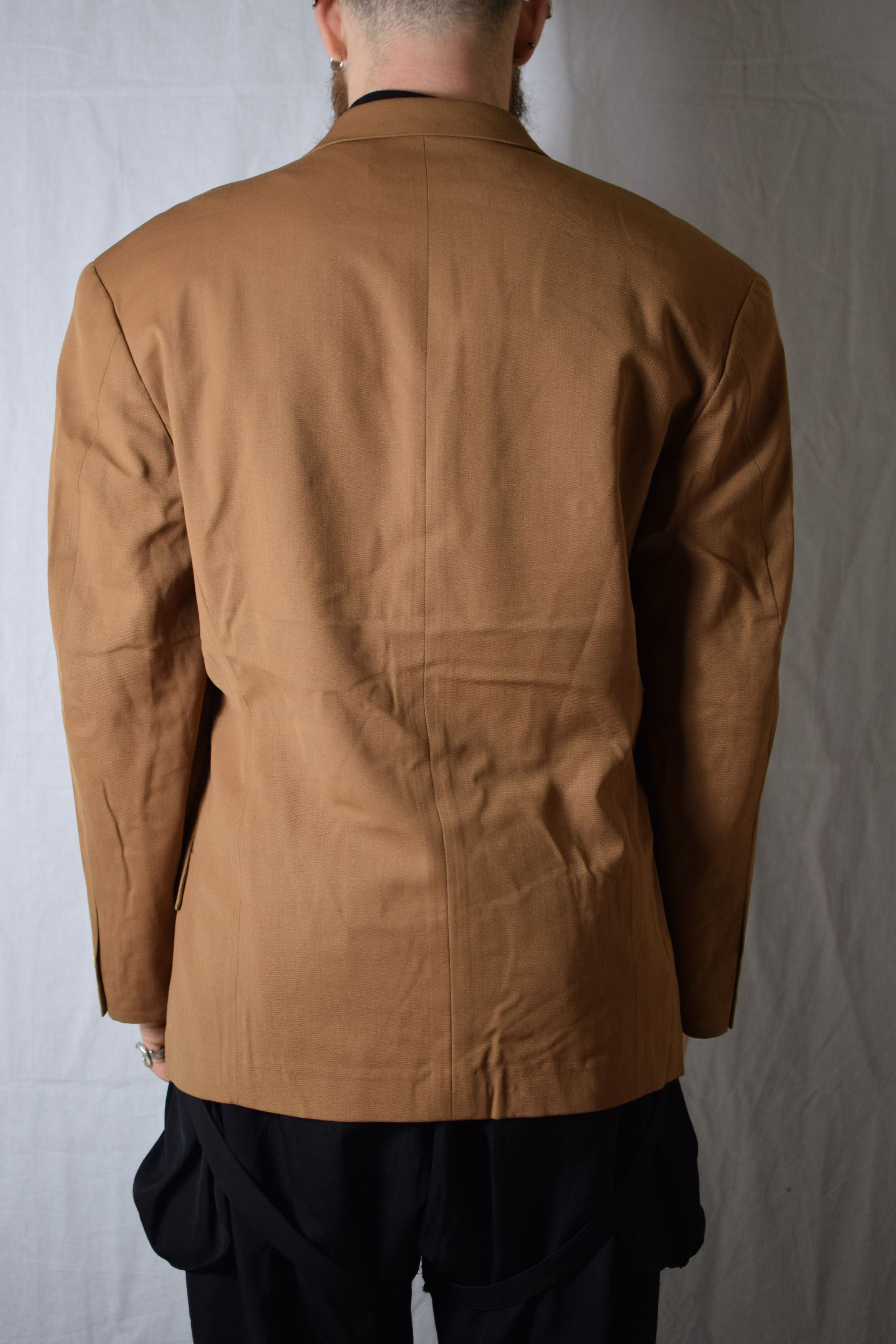Yohji Yamamoto YYPH Archive SS88 Beige Diamond Blazer Size 52R - 8 Thumbnail