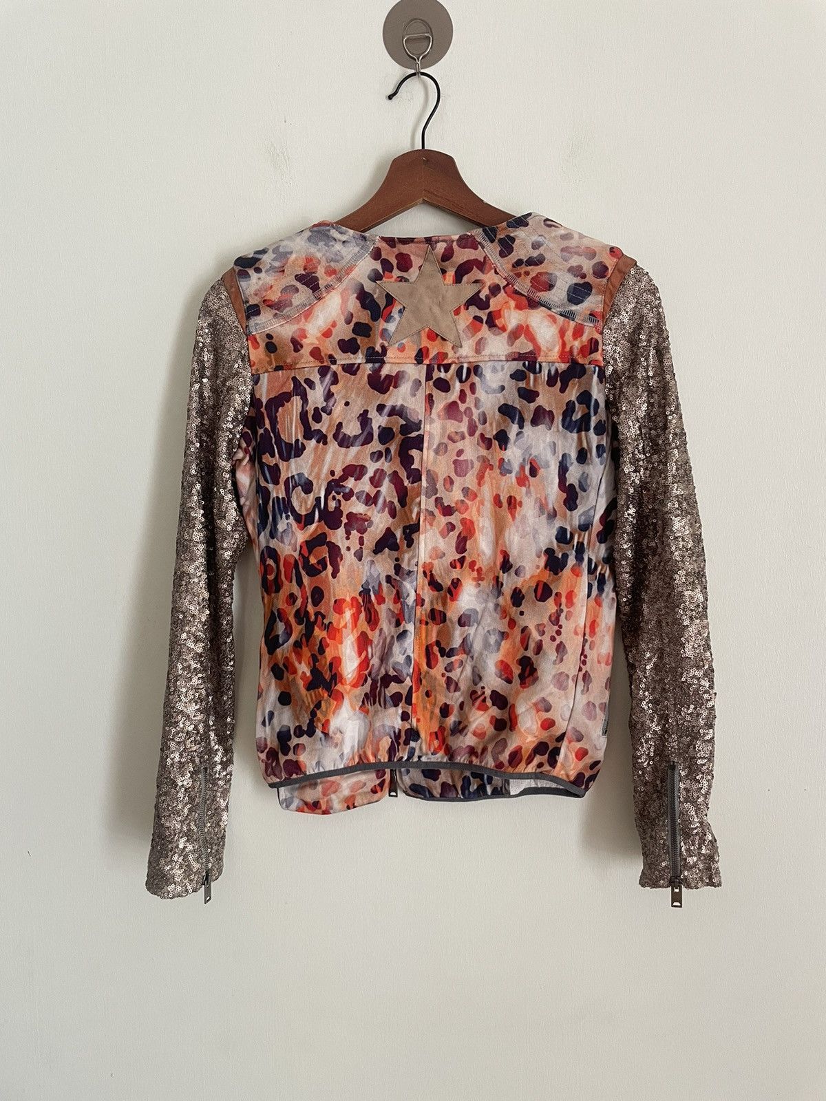 Giorgio Brato WLG by Giorgio Brato Sequin Sleeve Sweater Size S / US 4 / IT 40 - 2 Thumbnail