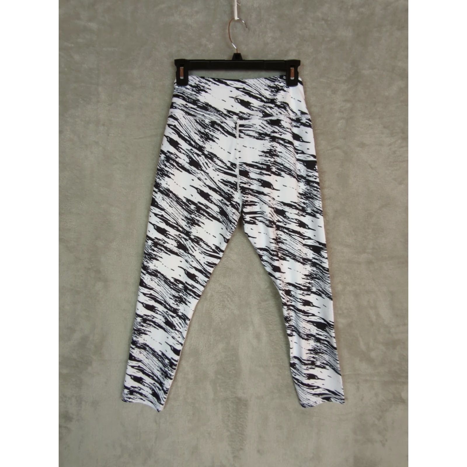 Vintage Ziya Active Safari Brilliant Leggings Zebra Black White High Rise 12 Women Size 34" / US 12 / IT 48 - 5 Thumbnail